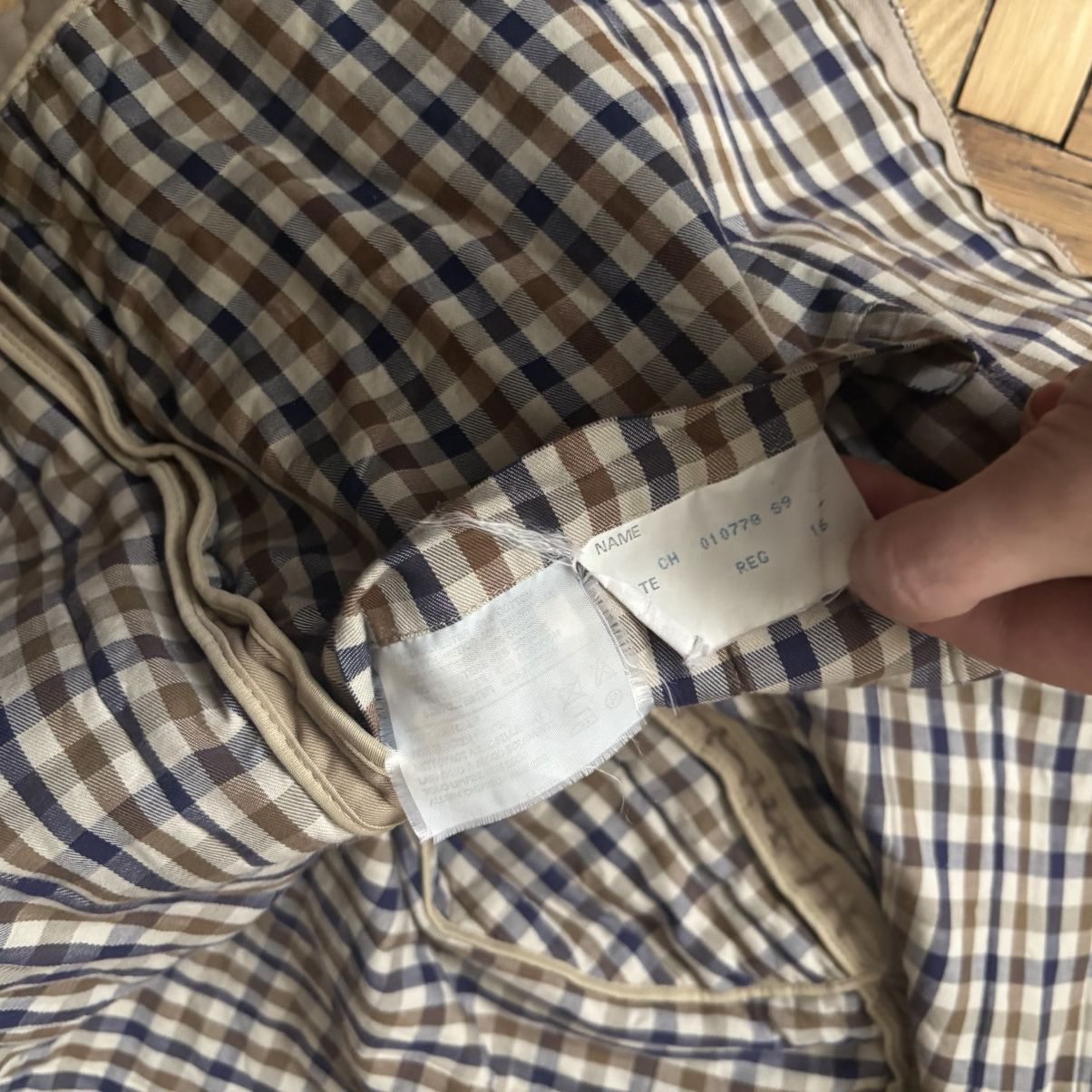 Aquascutum × Vintage Vintage 90’s Aquascutum Quilted Jacket Rare Item Size US L / EU 52-54 / 3 - 6 Thumbnail
