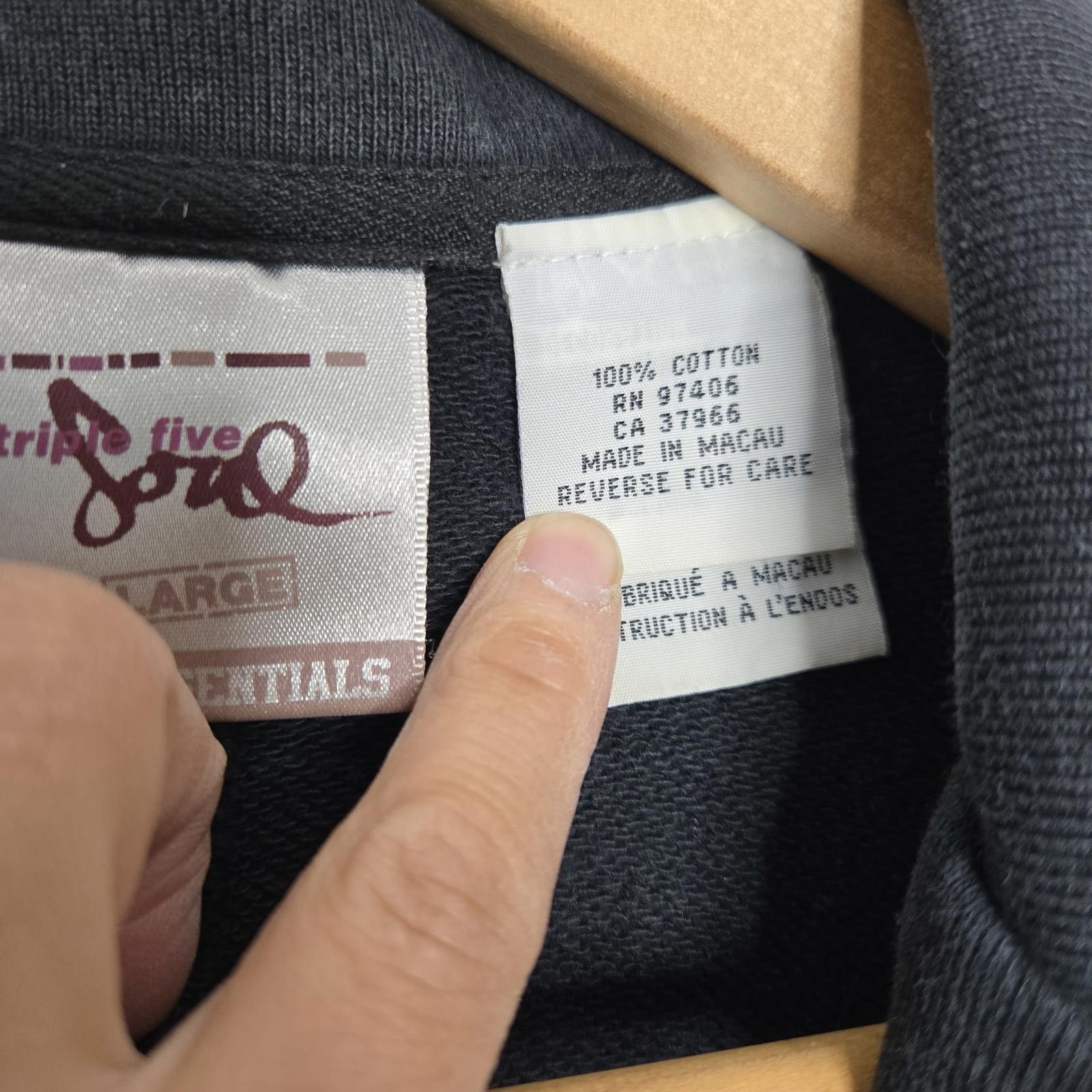 Triple 5 Soul Triple 5 Soul Jacket Womens Large Black Cotton Blazer Casual Size L / US 10 / IT 46 - 3 Thumbnail
