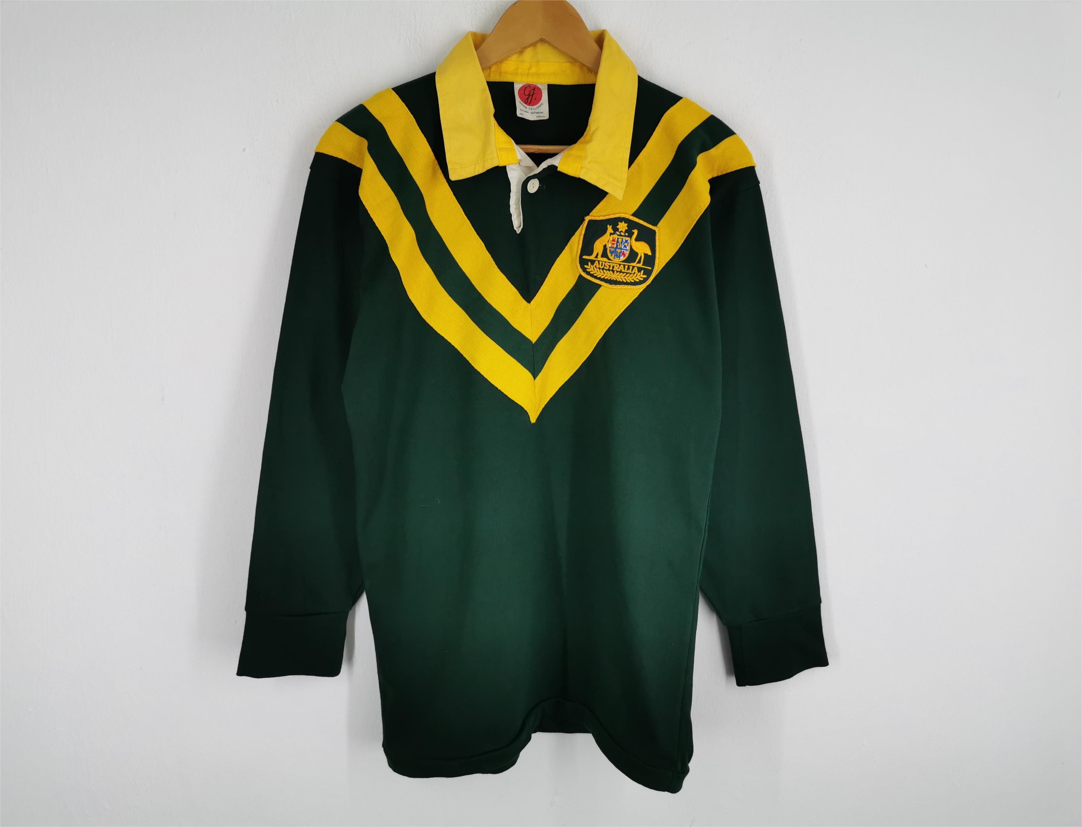 Vintage Vintage 90s National Australia Rugby by Good Fellows Polo T Size US M / EU 48-50 / 2 - 1 Thumbnail
