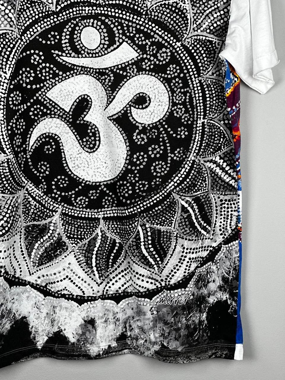 Vintage Mirror Brand Vintage Arabic Print AOP Streetwear T Shirt Size US L / EU 52-54 / 3 - 8 Thumbnail