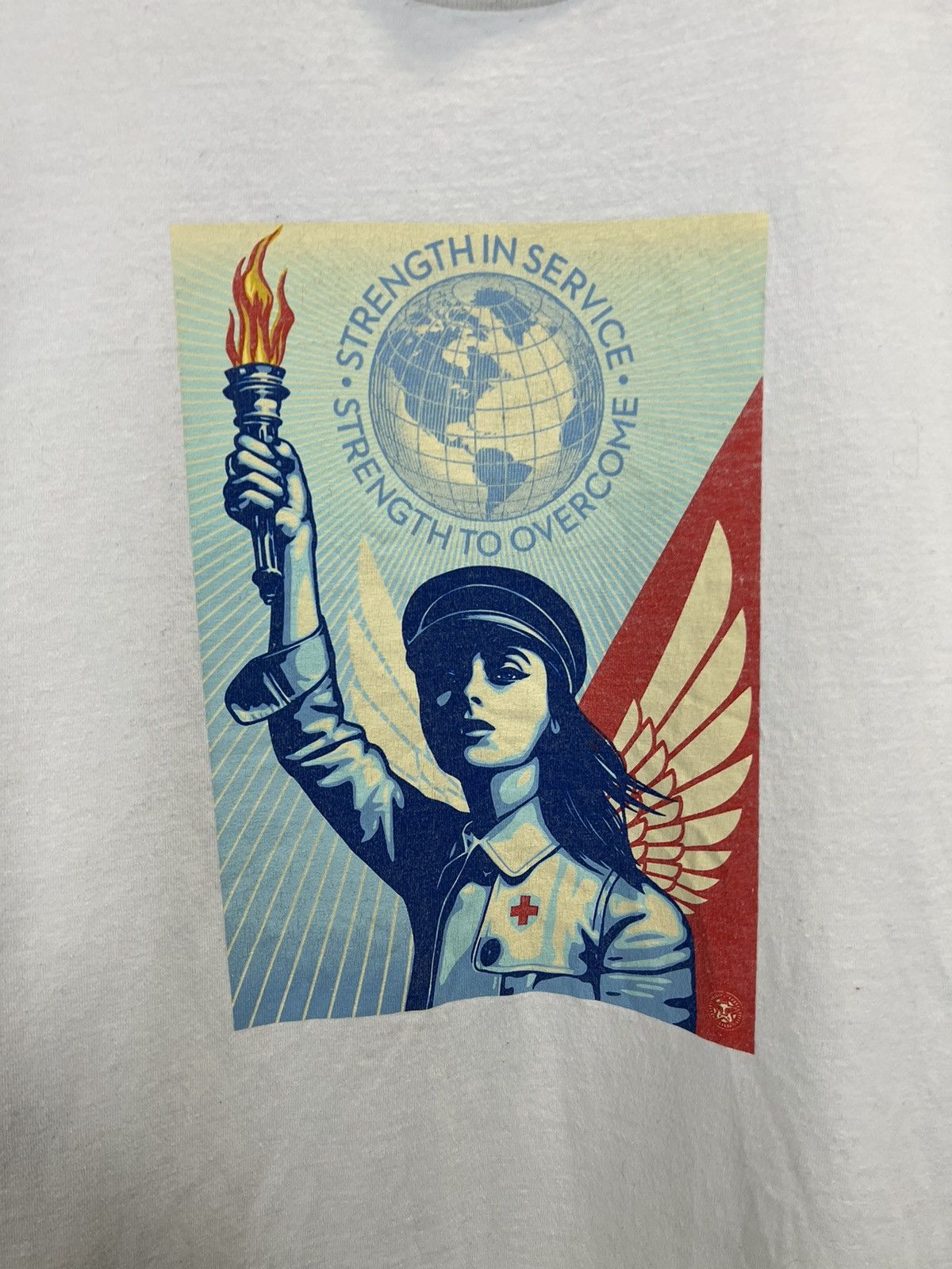 Obey Obey art big logo tee Size US M / EU 48-50 / 2 - 3 Thumbnail