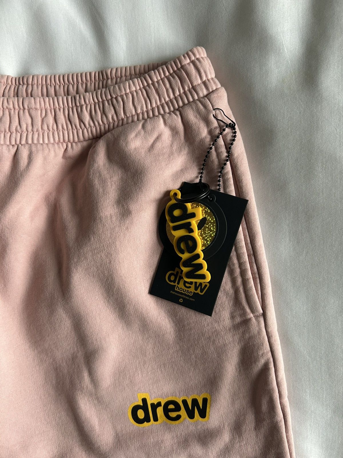 Drew House × Justin Bieber Drew House Secret Sweatshorts Dusty Rose Large Size US 33 - 3 Thumbnail