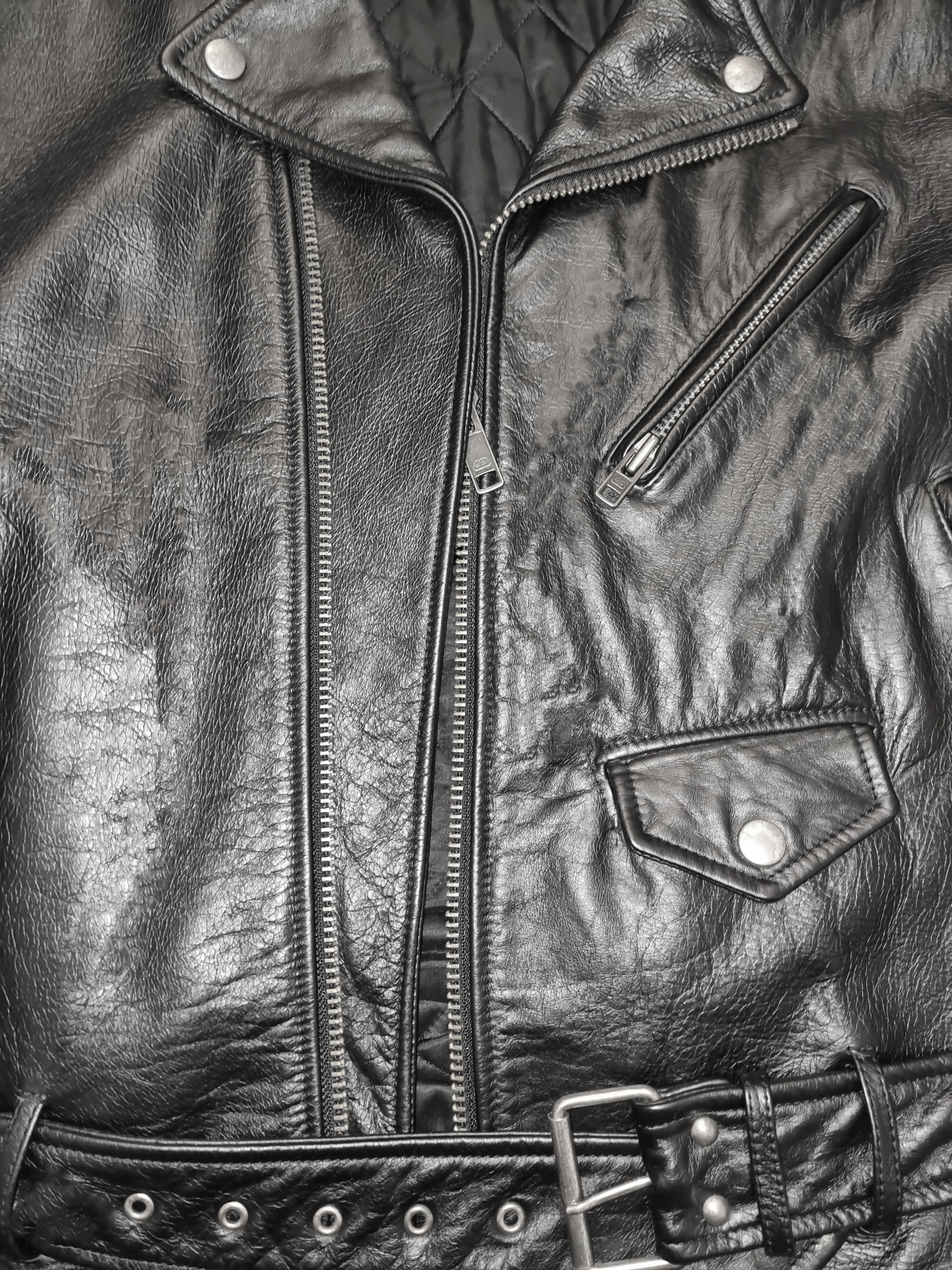 Balenciaga BALENCIAGA LEATHER JACKET - GRAFFITI PRINT Size US S / EU 44-46 / 1 - 7 Thumbnail