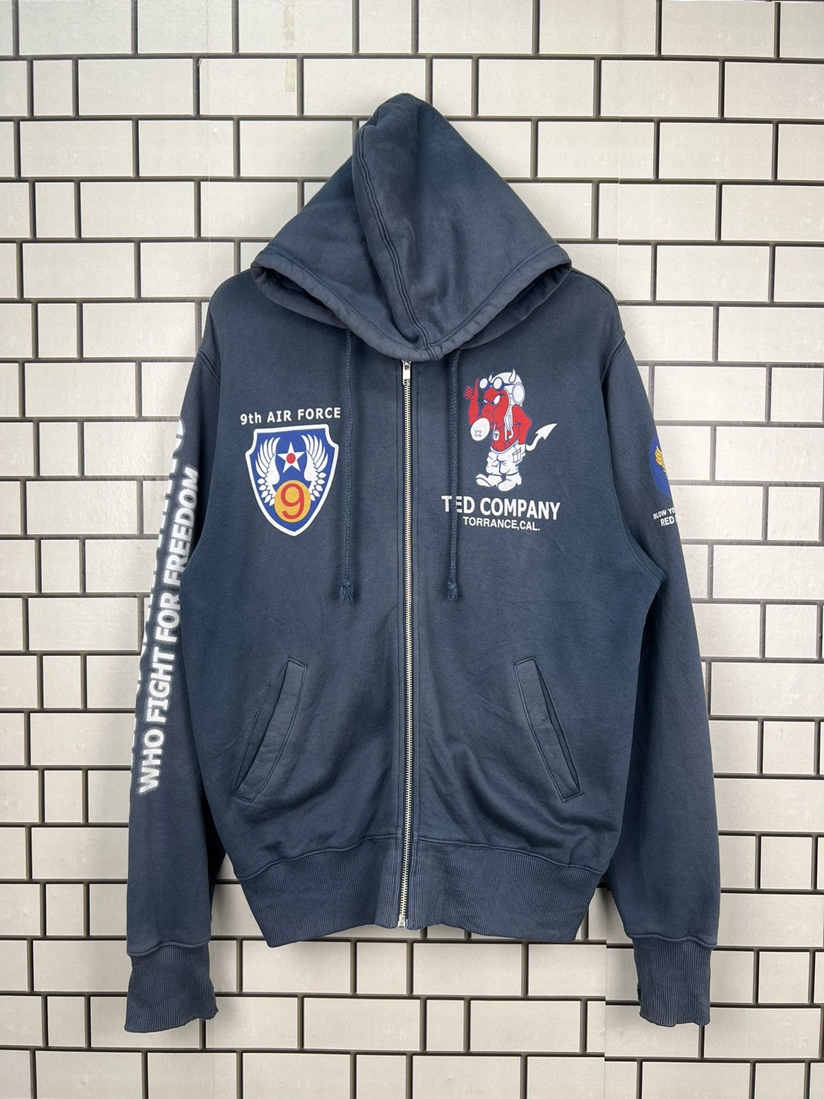 Tedman × Vintage Vintage Ted Company Tedman’s U.S Air Force Hoodie Size US L / EU 52-54 / 3 - 1 Thumbnail