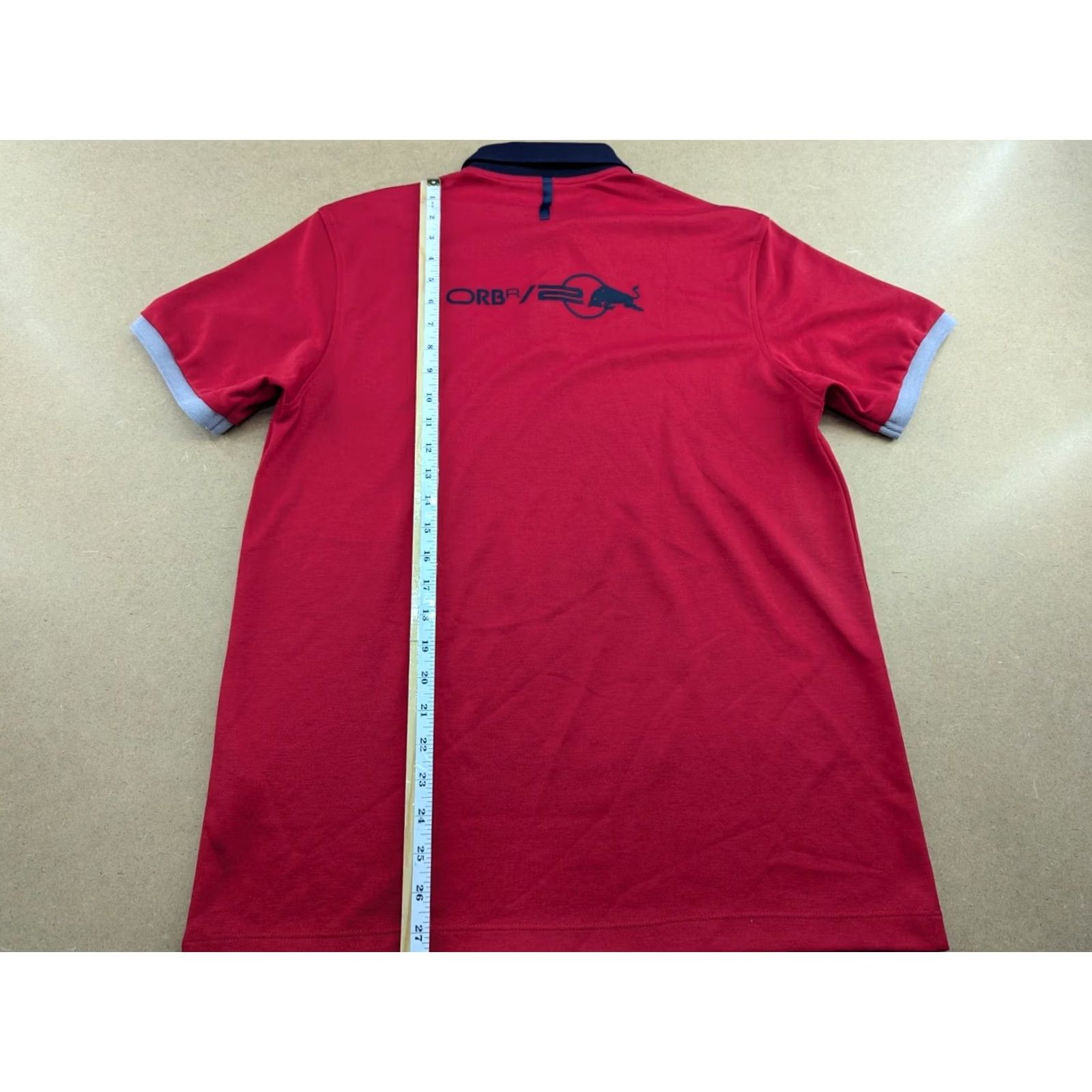 Vintage Red Bull Scappino Active Mens Polo Shirt Short Sleeve Collared Medium Red Racing Oracle Polo Shirt Mens Regular XS? Size US M / EU 48-50 / 2 - 7 Thumbnail