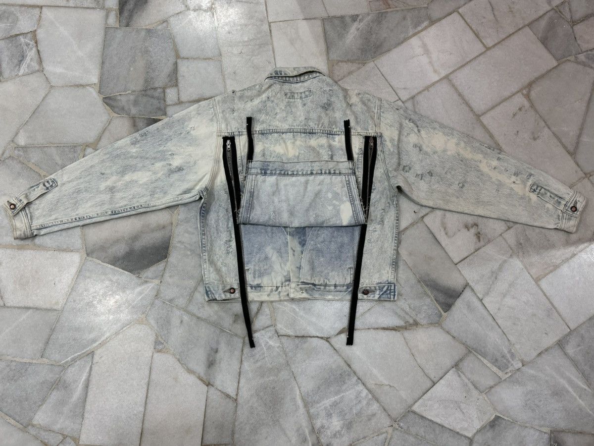 Denime Japanese Brand Denime Jacket Zipper Distressed Design Size US M / EU 48-50 / 2 - 7 Thumbnail