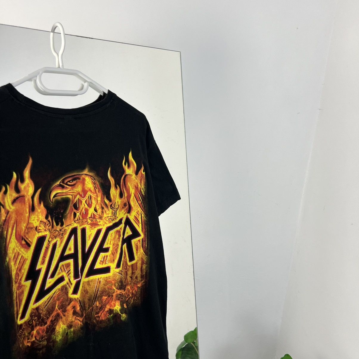 Band Tees Vintage Slayer Jesus Two Sides Logo Rock Band T-Shirt Size US XL / EU 56 / 4 - 7 Thumbnail