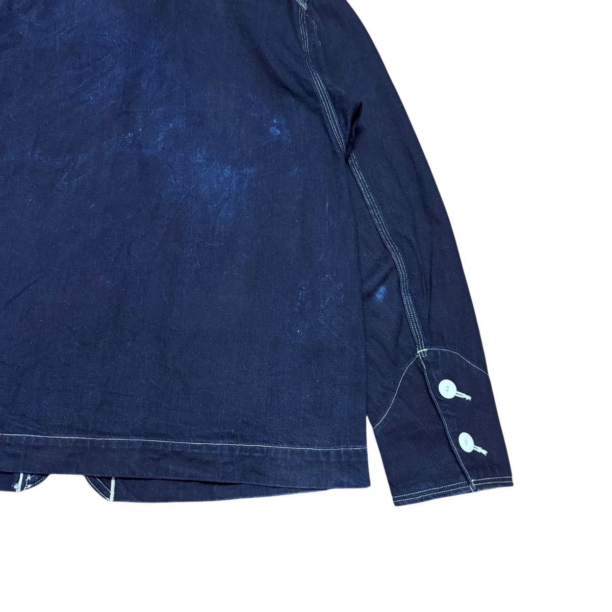 Japanese Brand Ciname Heavyweight Denim Selvedge Chore Jacket Size US M / EU 48-50 / 2 - 9 Thumbnail