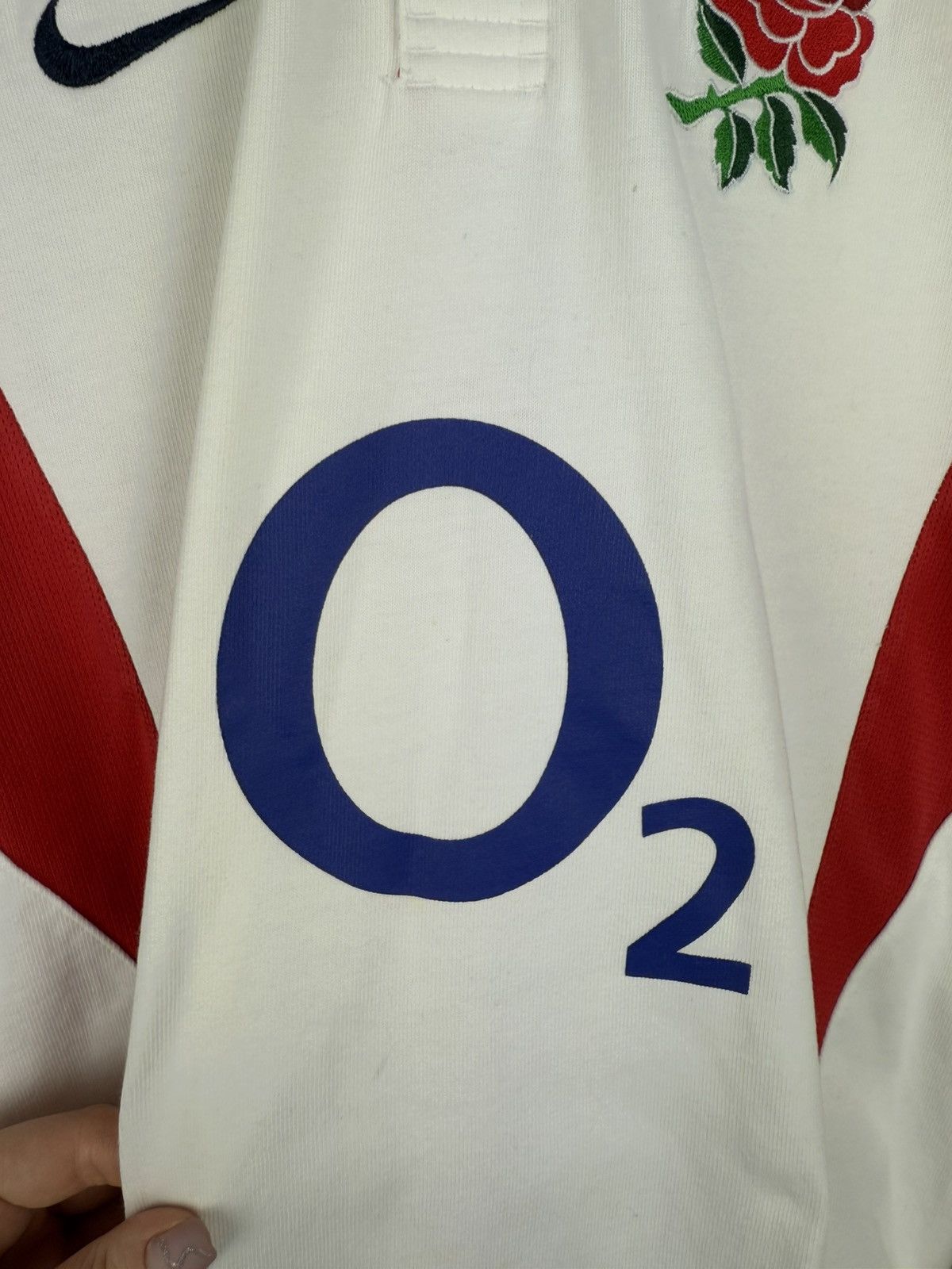 Vintage Nike Vintage England Rugby Union L/S Rugby Shirt Jersey Size US S / EU 44-46 / 1 - 16 Thumbnail