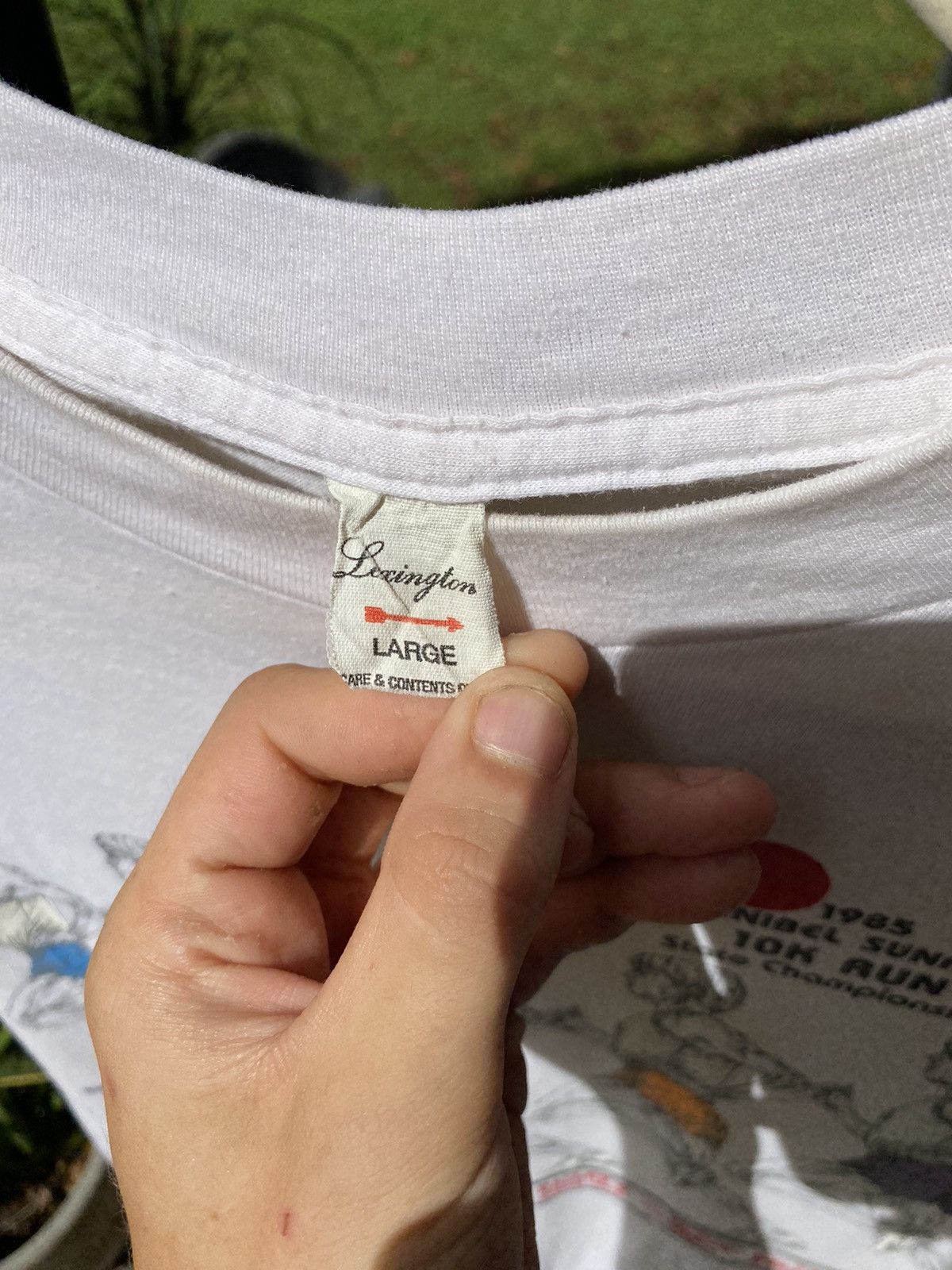 Other 1985 Single Stitch White Marathon Runner Graphic Tee Large Size US L / EU 52-54 / 3 - 9 Thumbnail