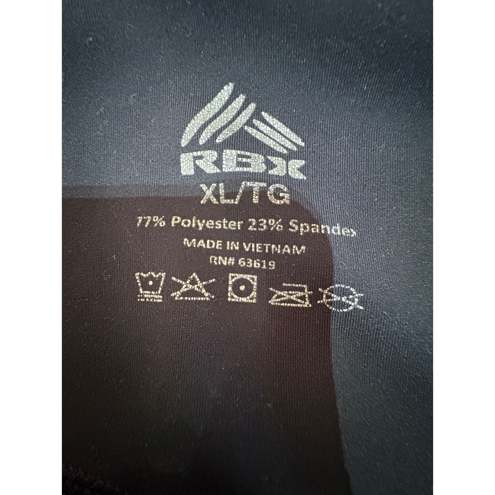 Reebok RBX Womens XL Black Athletic Leggings High Rise Workout Yoga Size 34" / US 12 / IT 48 - 3 Thumbnail
