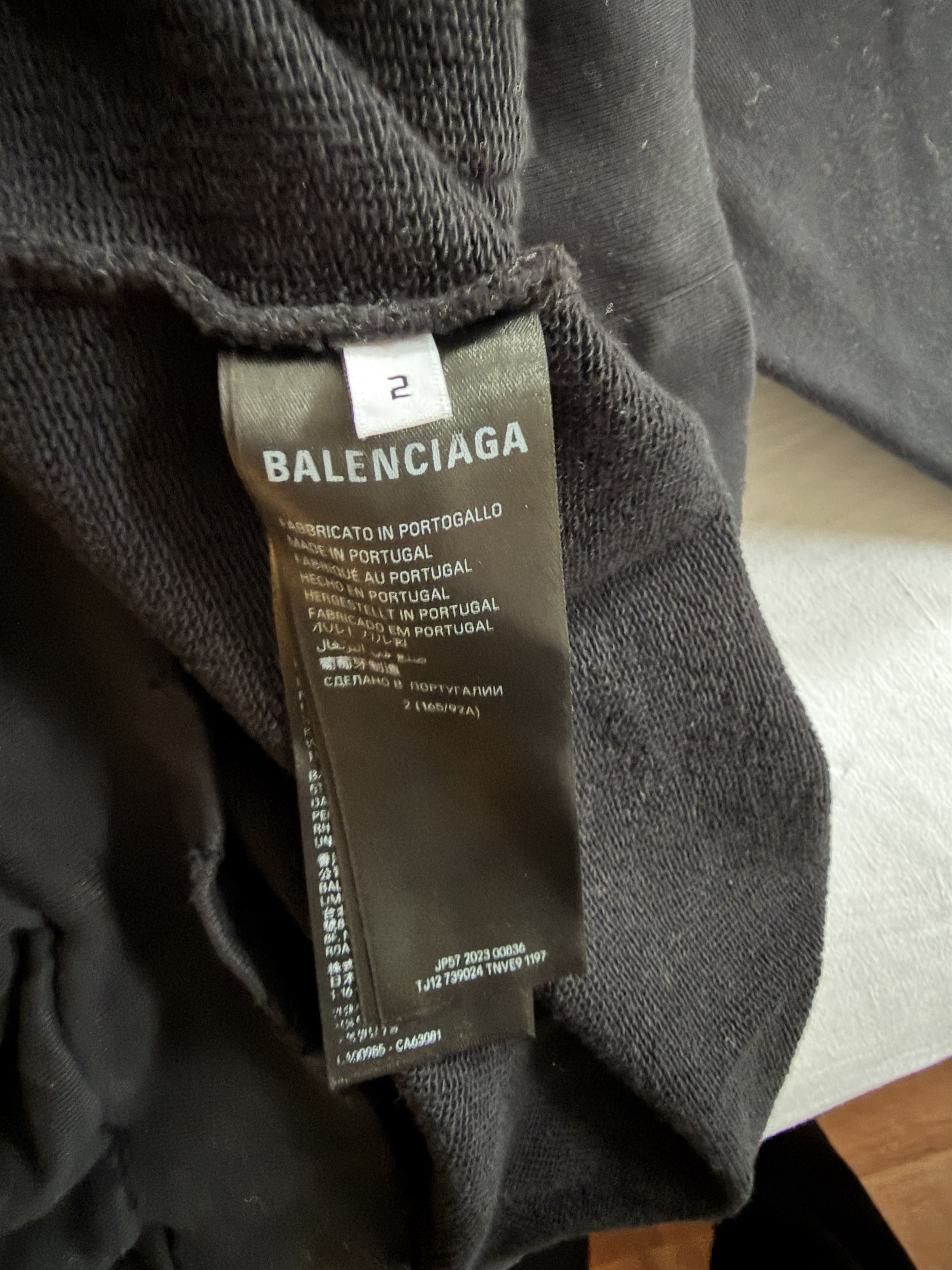 Balenciaga Campaign hand drawn hoodie - balenciaga Size US M / EU 48-50 / 2 - 5 Thumbnail