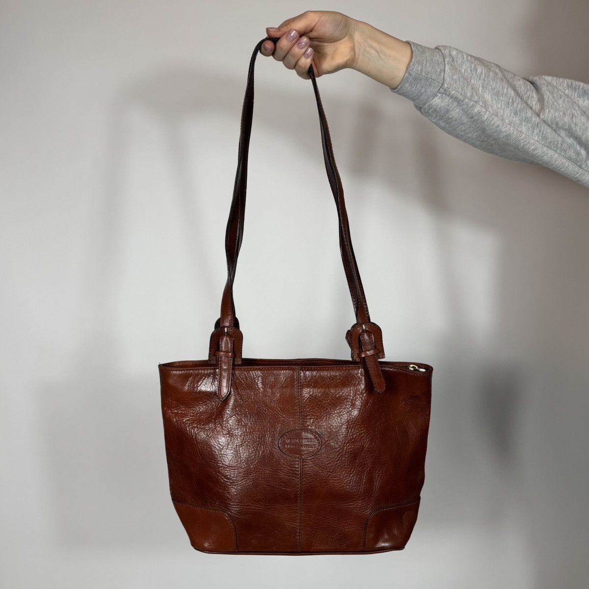 Genuine Leather Genuine Leather Vintage 90s Grunge Shoulder Medium 