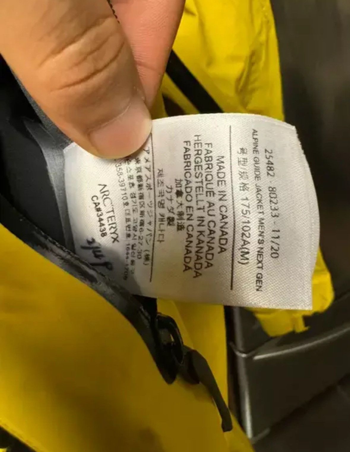 Arc'teryx Arcteryx Alpine Pro Jacket Yellow M Size US M / EU 48-50 / 2 - 5 Thumbnail