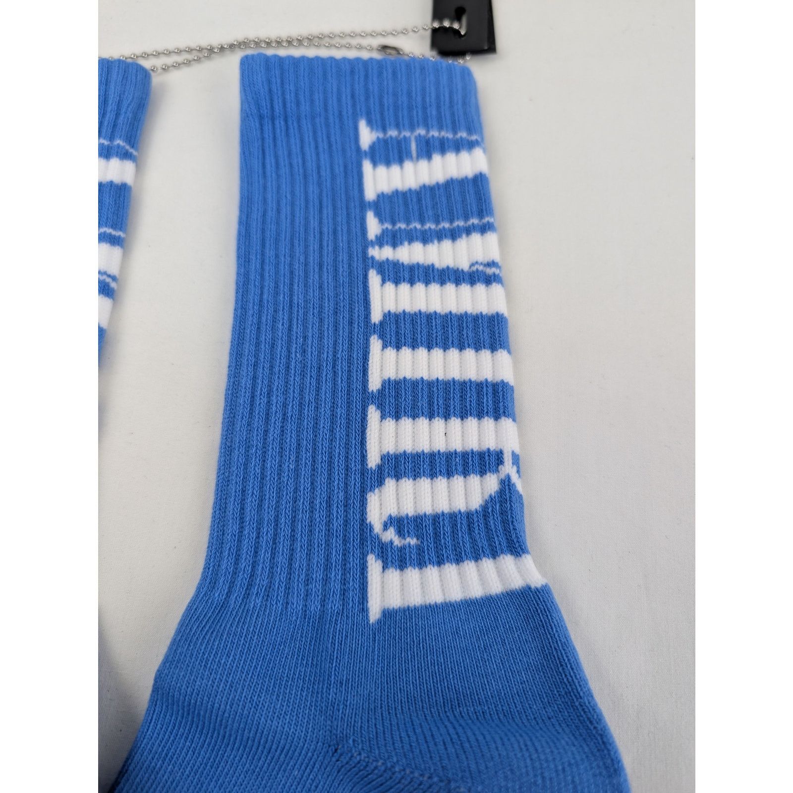 Amiri o1rshd1 Q:3 / Size: 45-46 / Solid Amiri Core Logo Socks Blue Size ONE SIZE - 4 Thumbnail