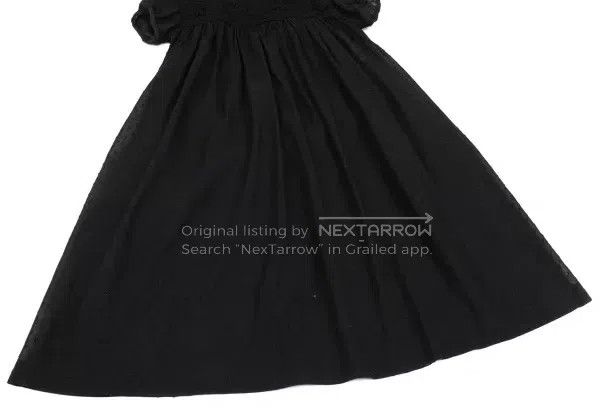 Comme des Garcons Comme des Garcons Black vintage lace puff-sleeve dress Size S / US 4 / IT 40 - 7 Thumbnail