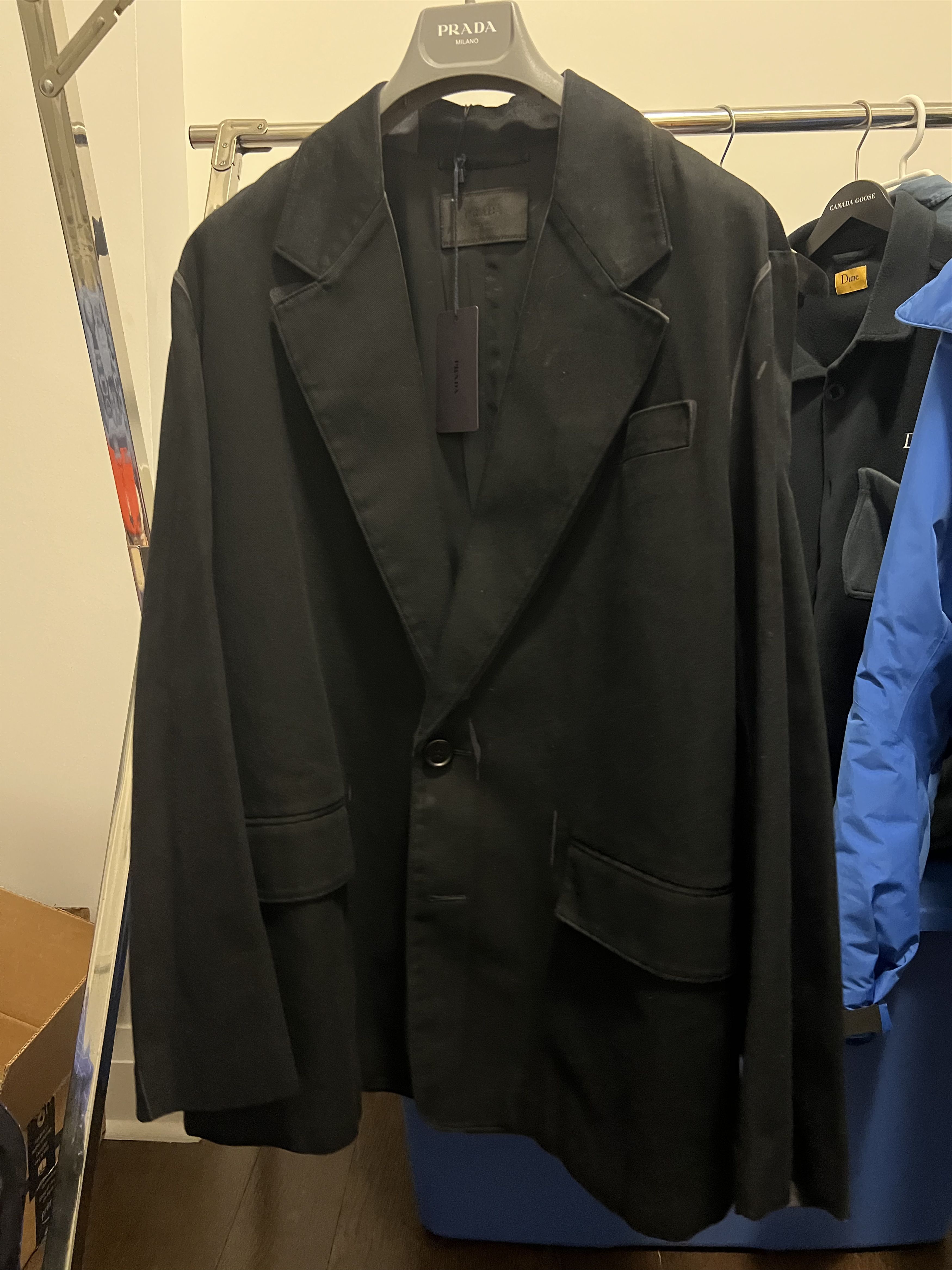 Prada Prada AW18 Overprinted Blazer Size 50R - 1 Thumbnail