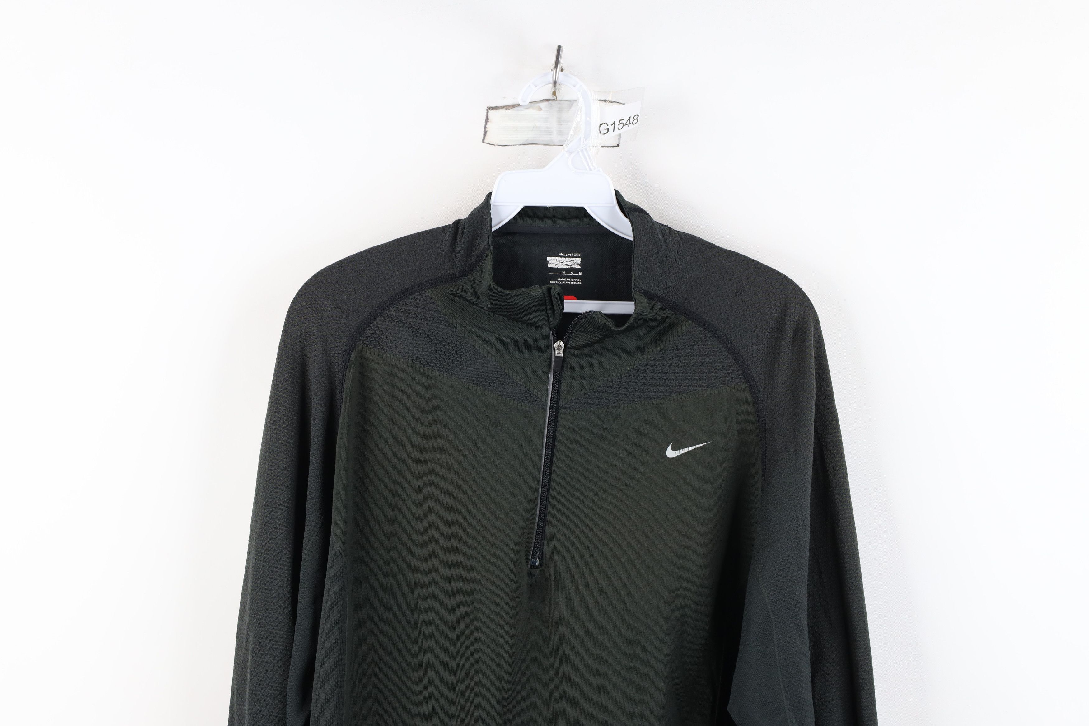 Nike Vintage Y2K Nike Mini Swoosh Knit Half Zip Pullover Top Size US M / EU 48-50 / 2 - 2 Thumbnail