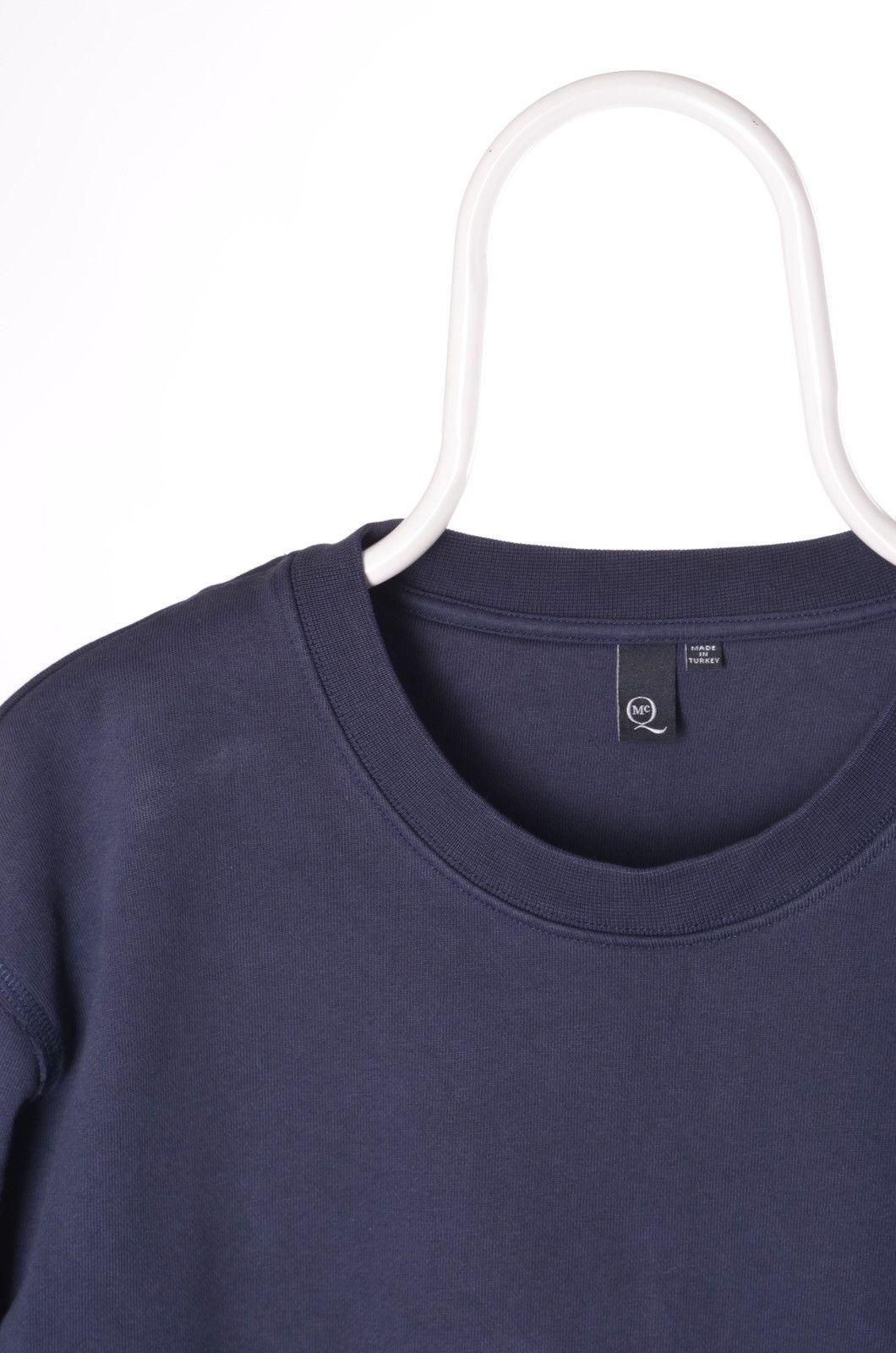 Alexander McQueen Alexander McQueen MCQ Dark Blue Crewneck Logo Size US L / EU 52-54 / 3 - 2 Thumbnail