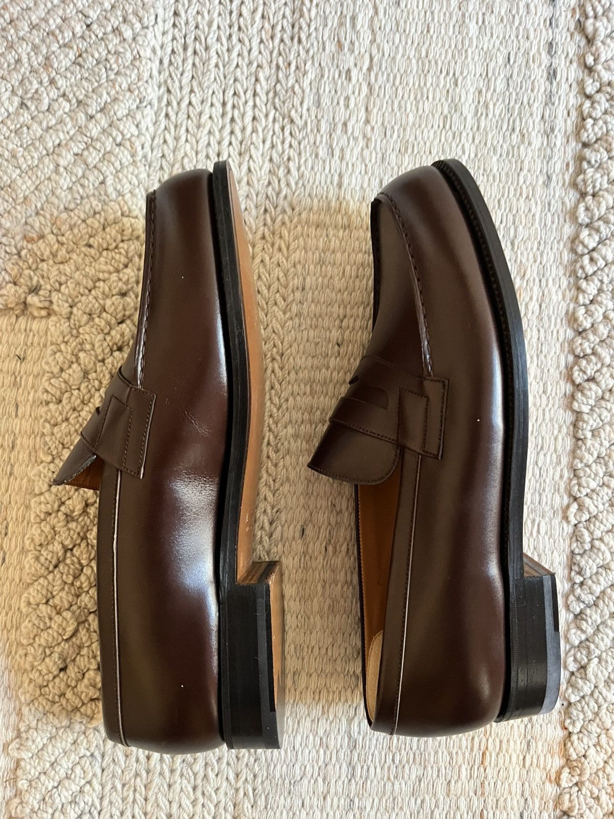 J.M. Weston J.M. Weston 180 chocolate boxcalf 8D / 9US Size US 9 / EU 42 - 6 Thumbnail