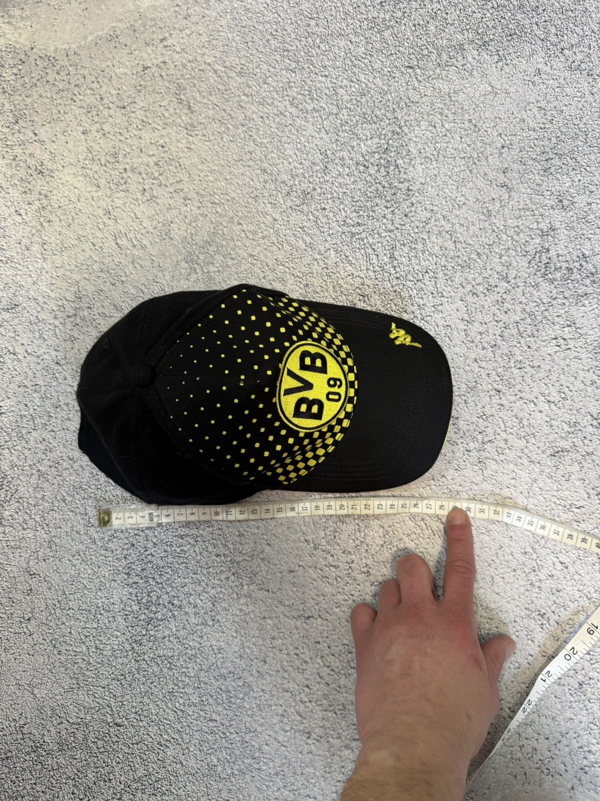 Kappa Vintage Borussia Dortmund BVB 09 Kappa Cap Hat Logo Football Size ONE SIZE - 14 Thumbnail