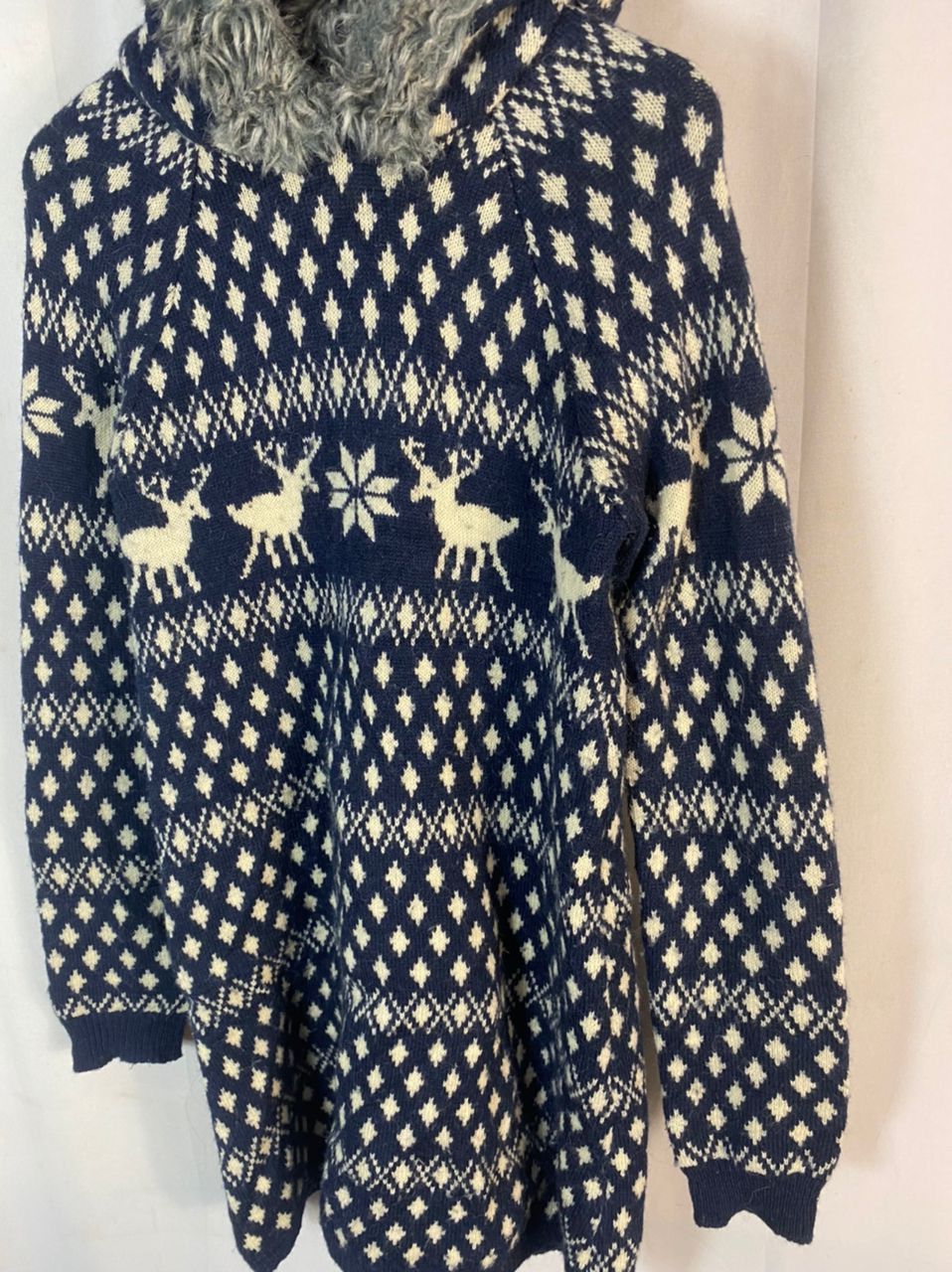 Zara Zara knitwear fur hoodie shirt Size S / US 4 / IT 40 - 2 Thumbnail