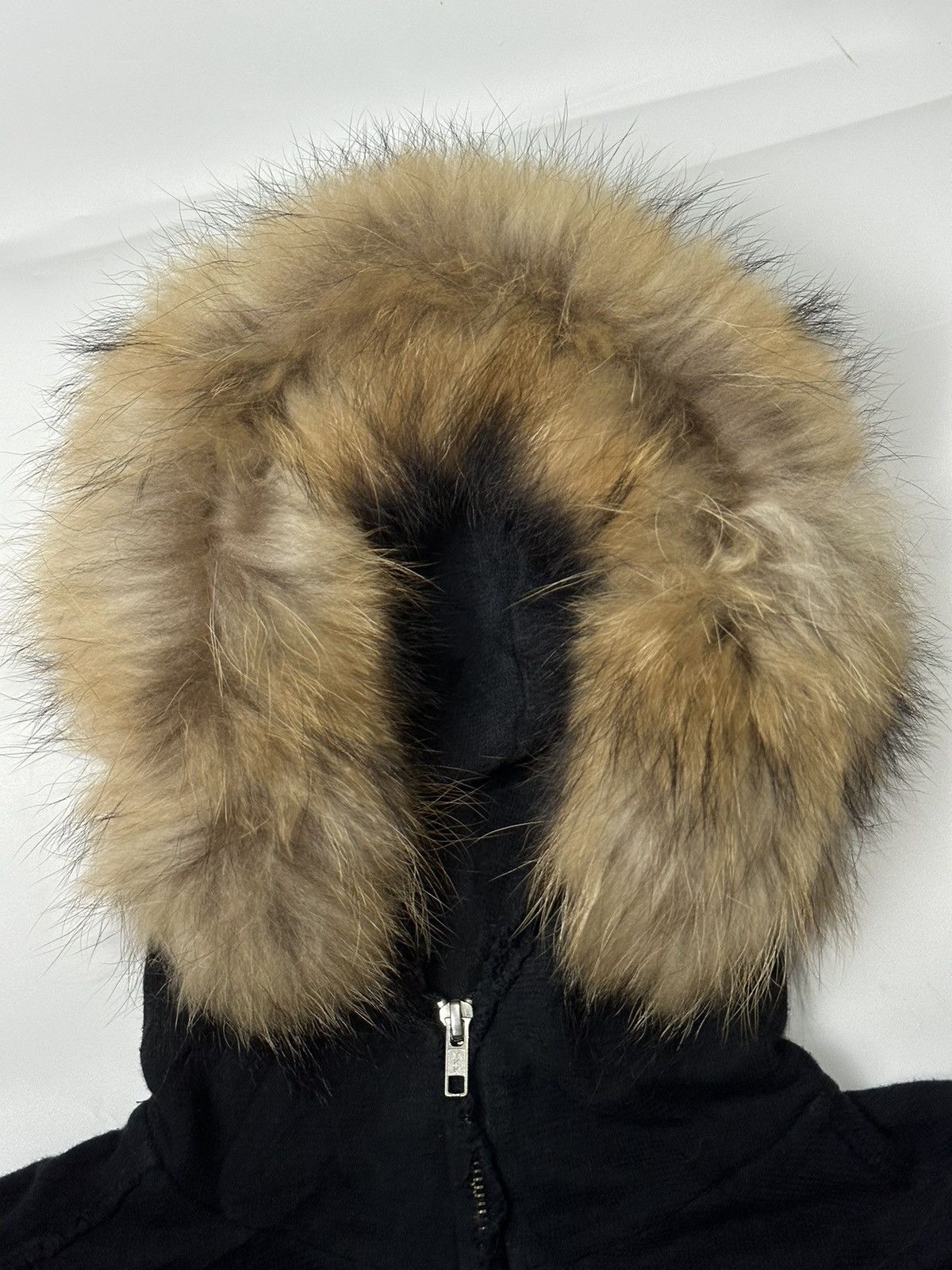 Japanese Brand Distressed fur hoodie skulls poem ifsix lgb style Size US L / EU 52-54 / 3 - 7 Thumbnail