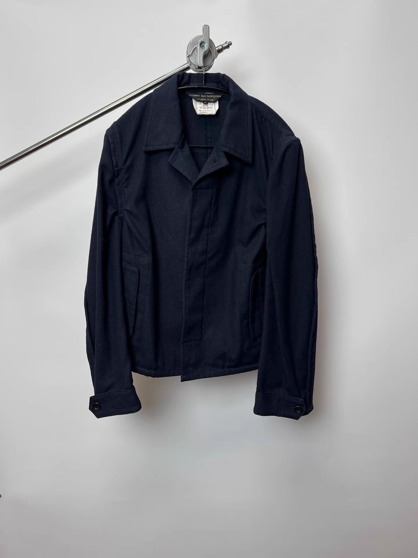 Comme des Garcons Comme des Garçons 98AW Wool Jacket Armpit Pleat Detail Size US M / EU 48-50 / 2 - 1 Thumbnail