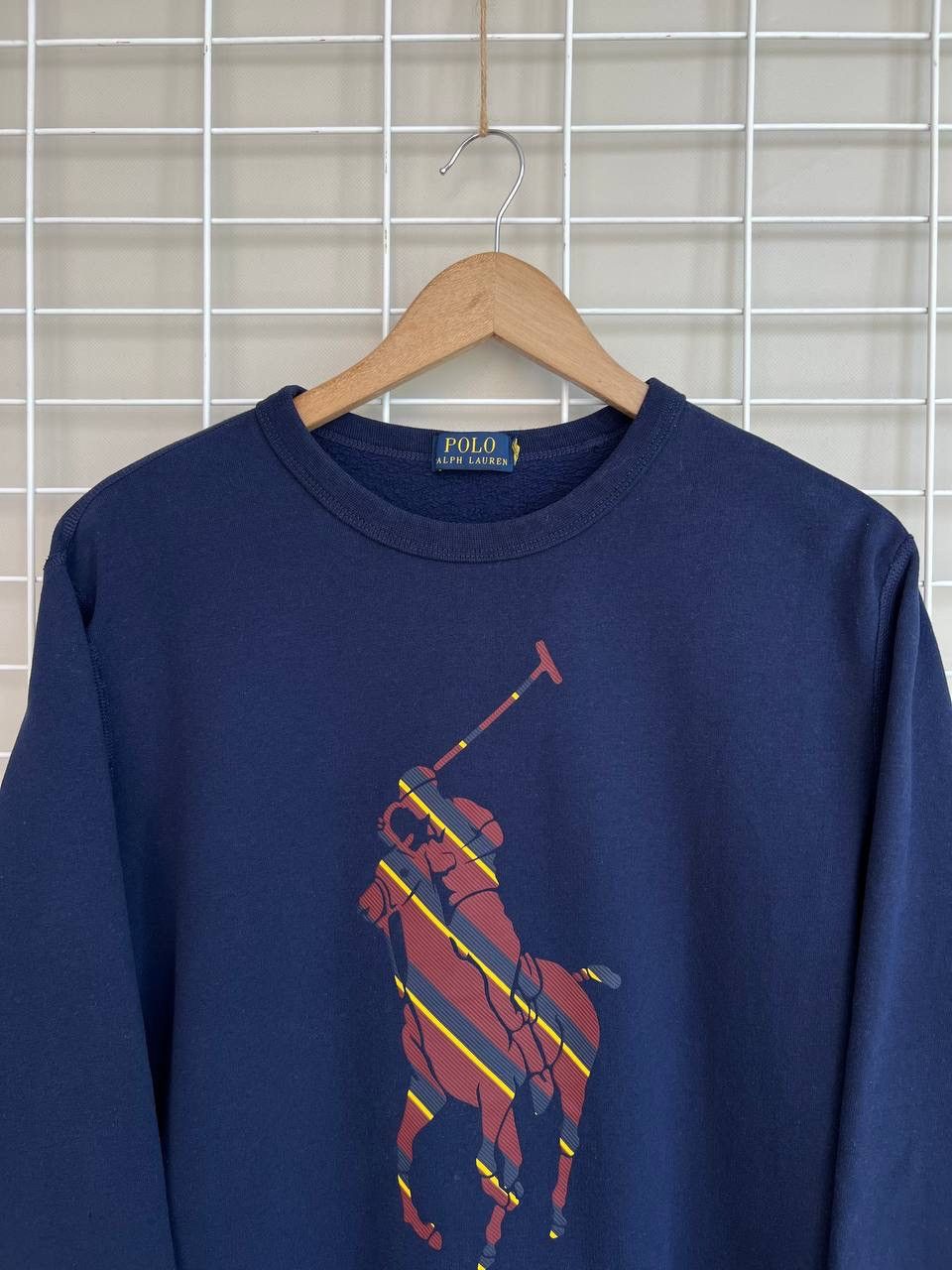 Polo Ralph Lauren Polo Ralph Lauren Big Pony Fleece Sweatshirt Mens Size M Size US M / EU 48-50 / 2 - 2 Thumbnail