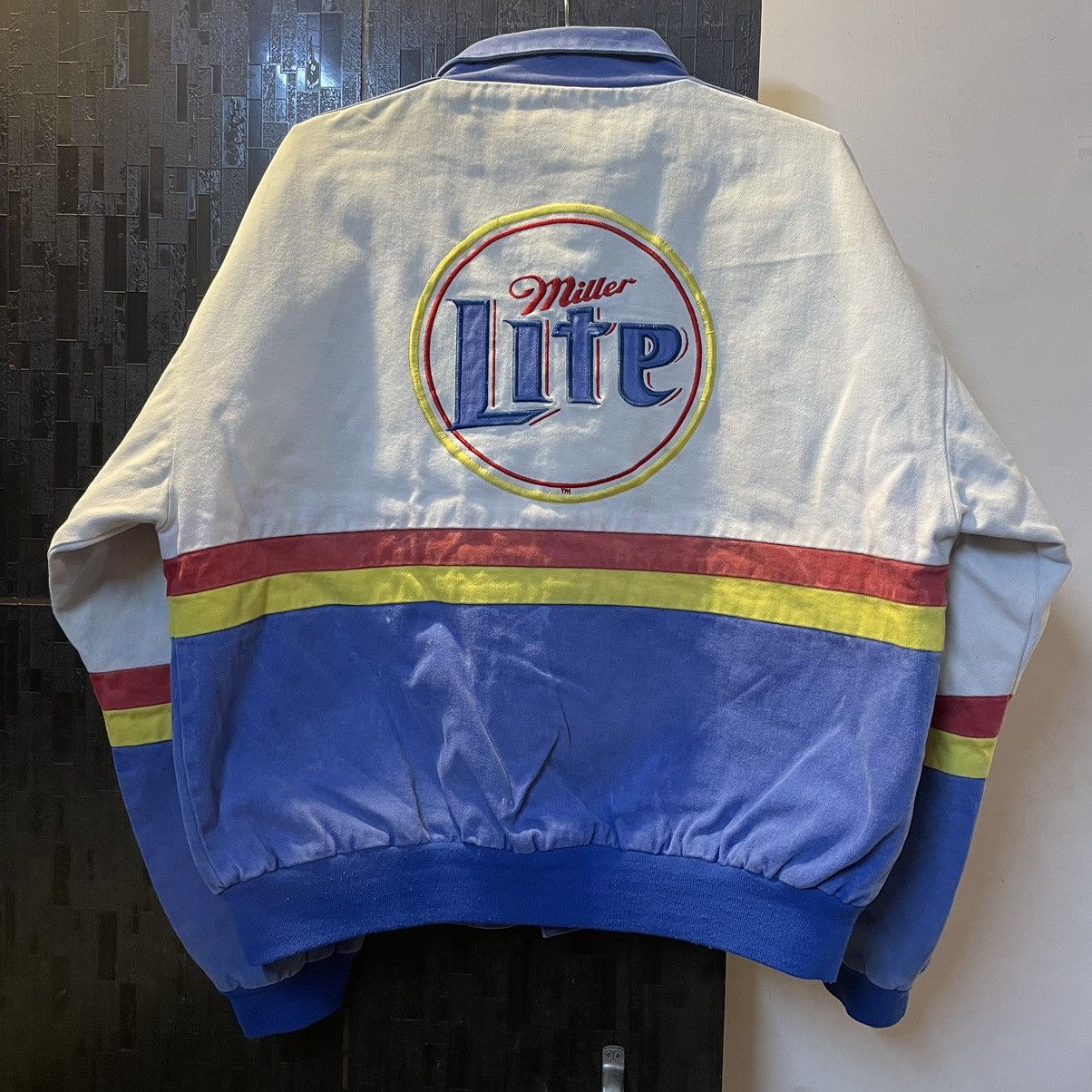 Jeff Hamilton Vintage Jeff Hamilton Miller Lite Nascar Jacket Size US L / EU 52-54 / 3 - 21 Thumbnail