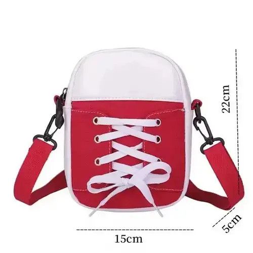 Other Fashion Canvas Crossbody Bag Personality Shoes Shape Size ONE SIZE - 4 Thumbnail
