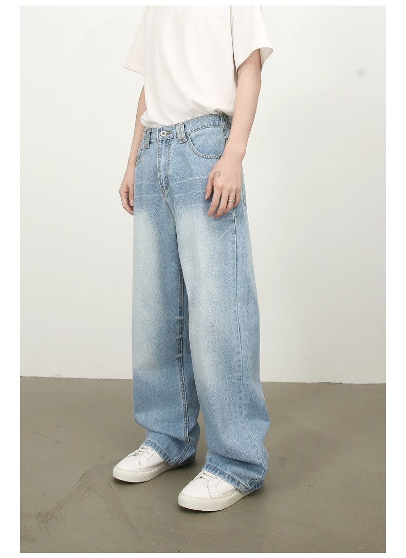 Japanese Brand × Vintage American all-match retro distressed elastic waist jeans Size US 32 / EU 48 - 4 Thumbnail
