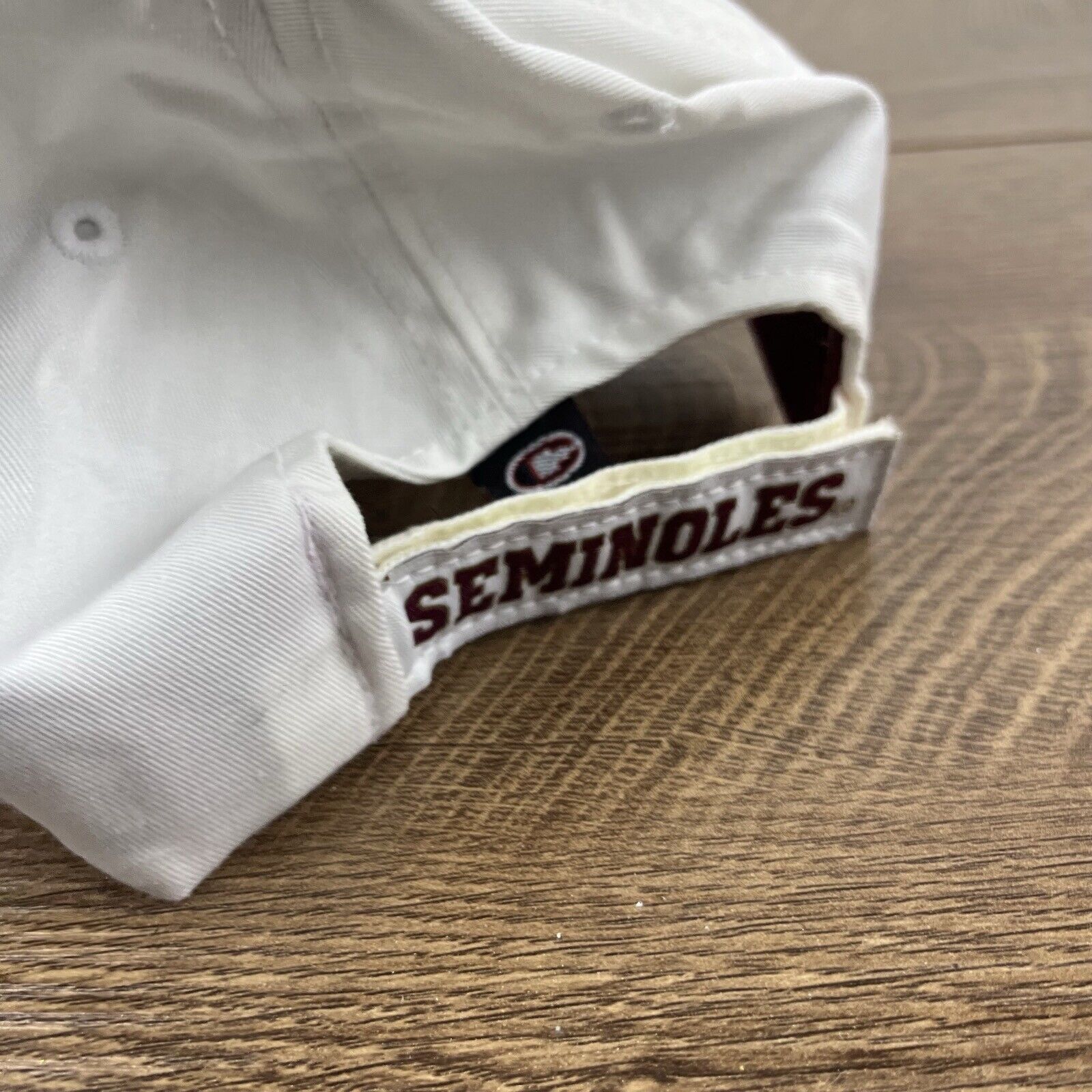 Other Florida State Seminoles Hat FSU NCAA Hat Adjustable Hat Whit Size ONE SIZE - 9 Thumbnail