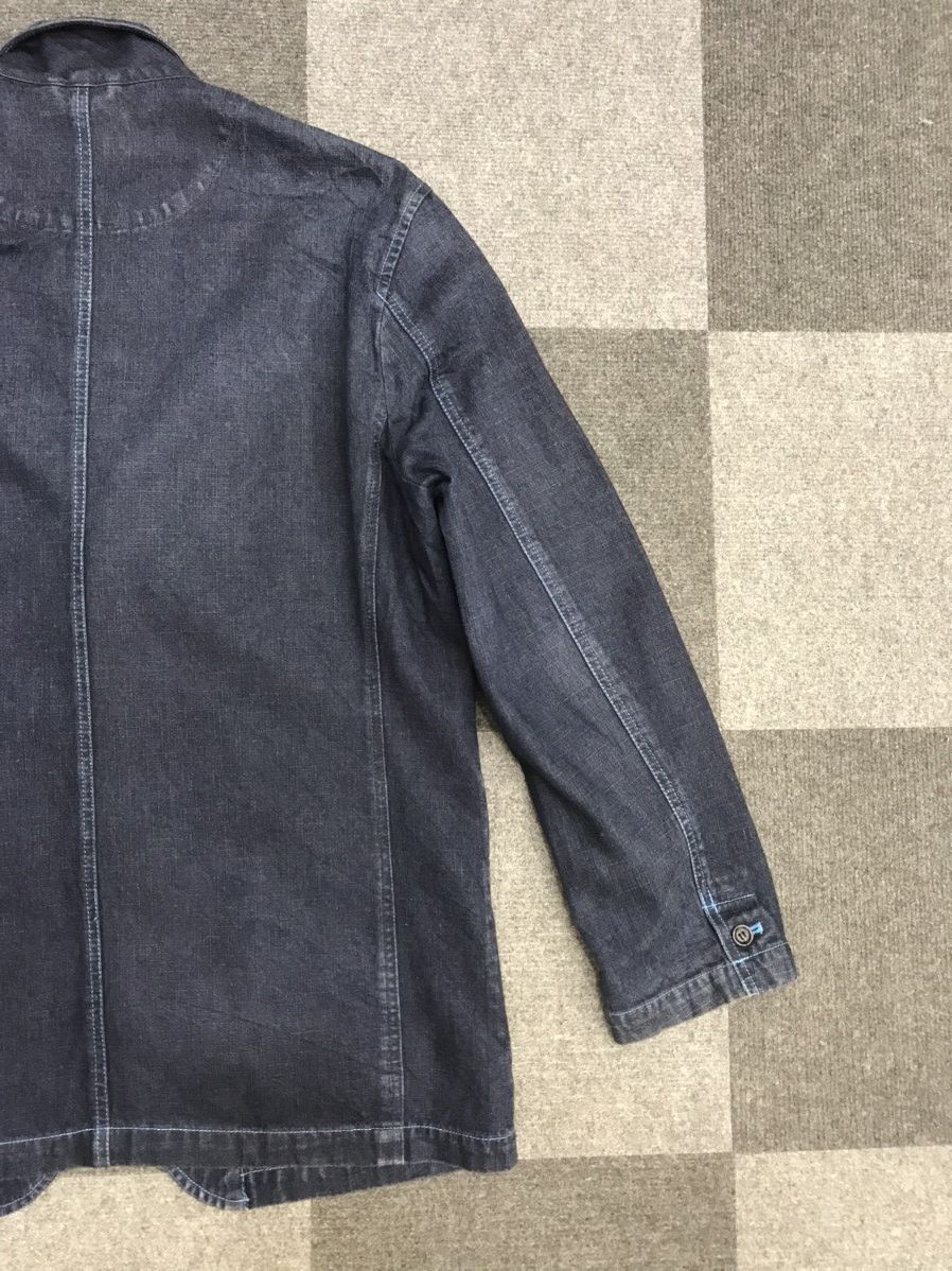 Indigo × Japanese Brand DISMISS Indigo Multipockets Light Cotton Jacket Size US L / EU 52-54 / 3 - 8 Thumbnail