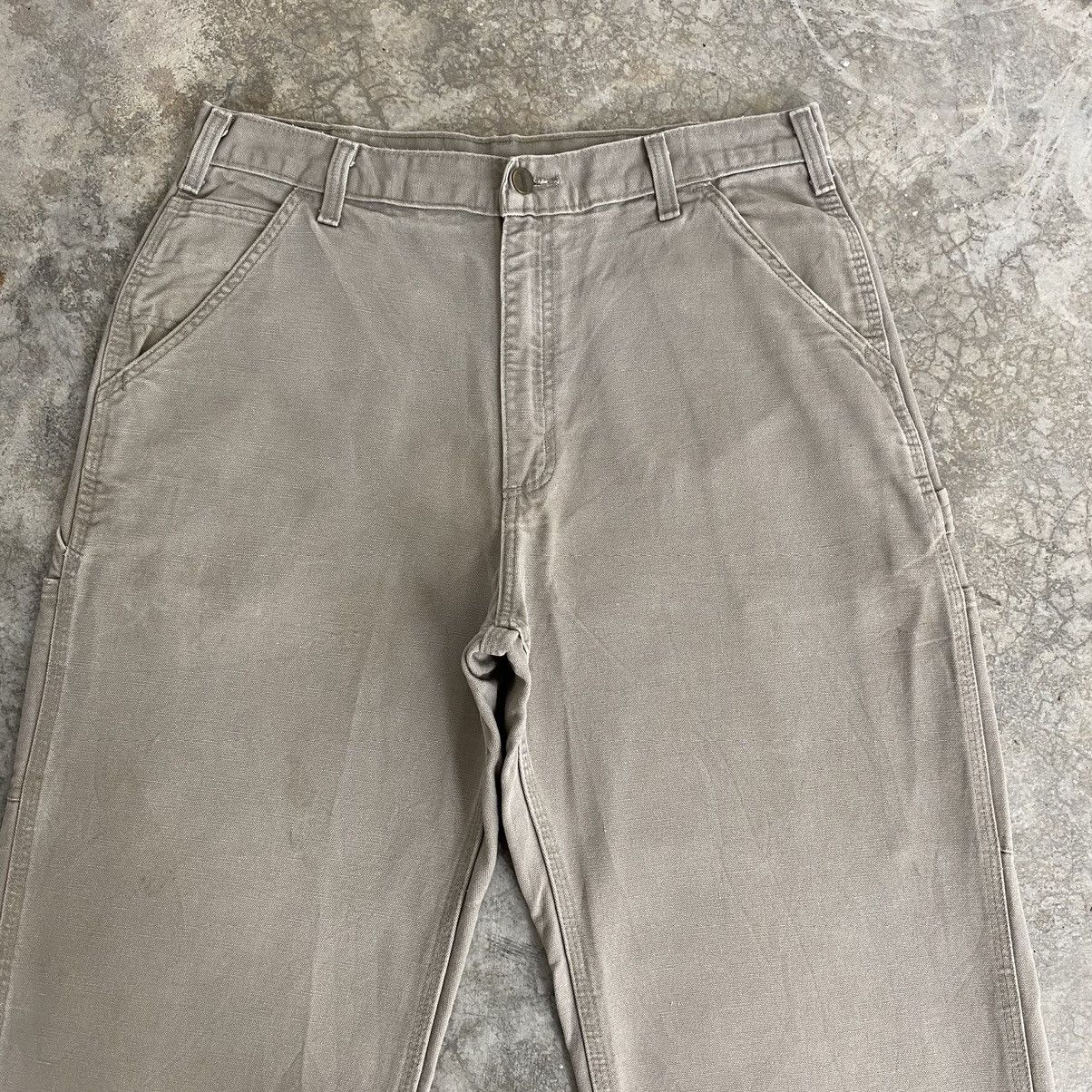 Carhartt Vintage Carhartt Desert Grey Carpenter Work Pants Size US 34 / EU 50 - 8 Thumbnail