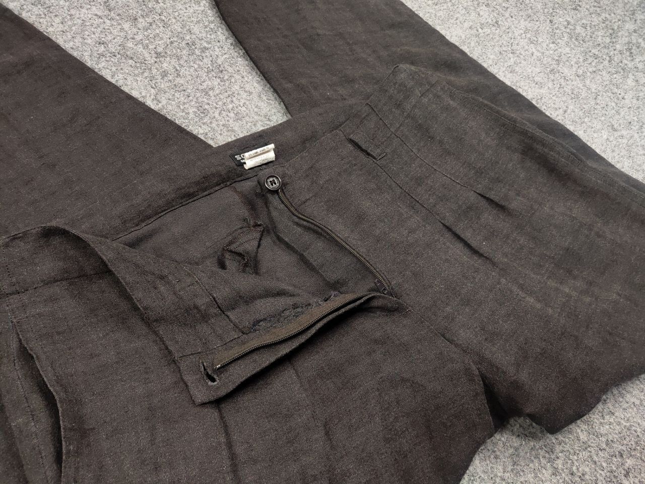 Sonia Rykiel Vintage 90's Sonia Rykiel Design Wide Leg Dark Brown Pants Size 40" / US 18 - 15 Thumbnail