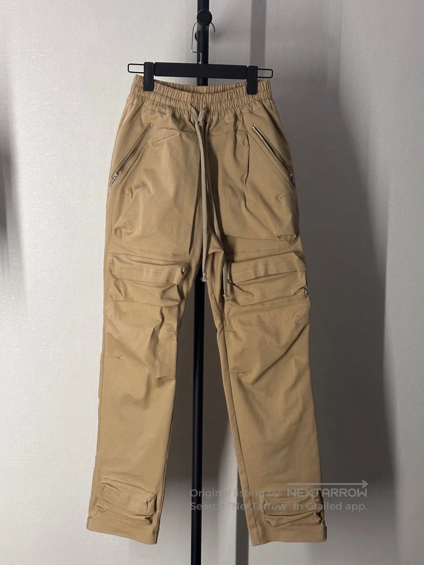 GRAILZ GRAILZ Beige Flight Pocket Pants. Size US 30 / EU 46 - 1 Thumbnail