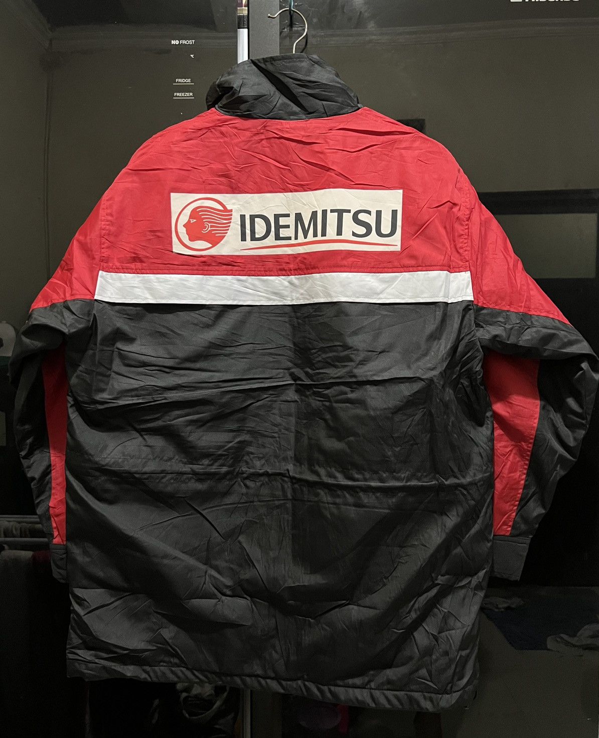 Japanese Brand Vintage Idemitsu JDM Spellout Quilted Line Jacket Size US XL / EU 56 / 4 - 1 Thumbnail