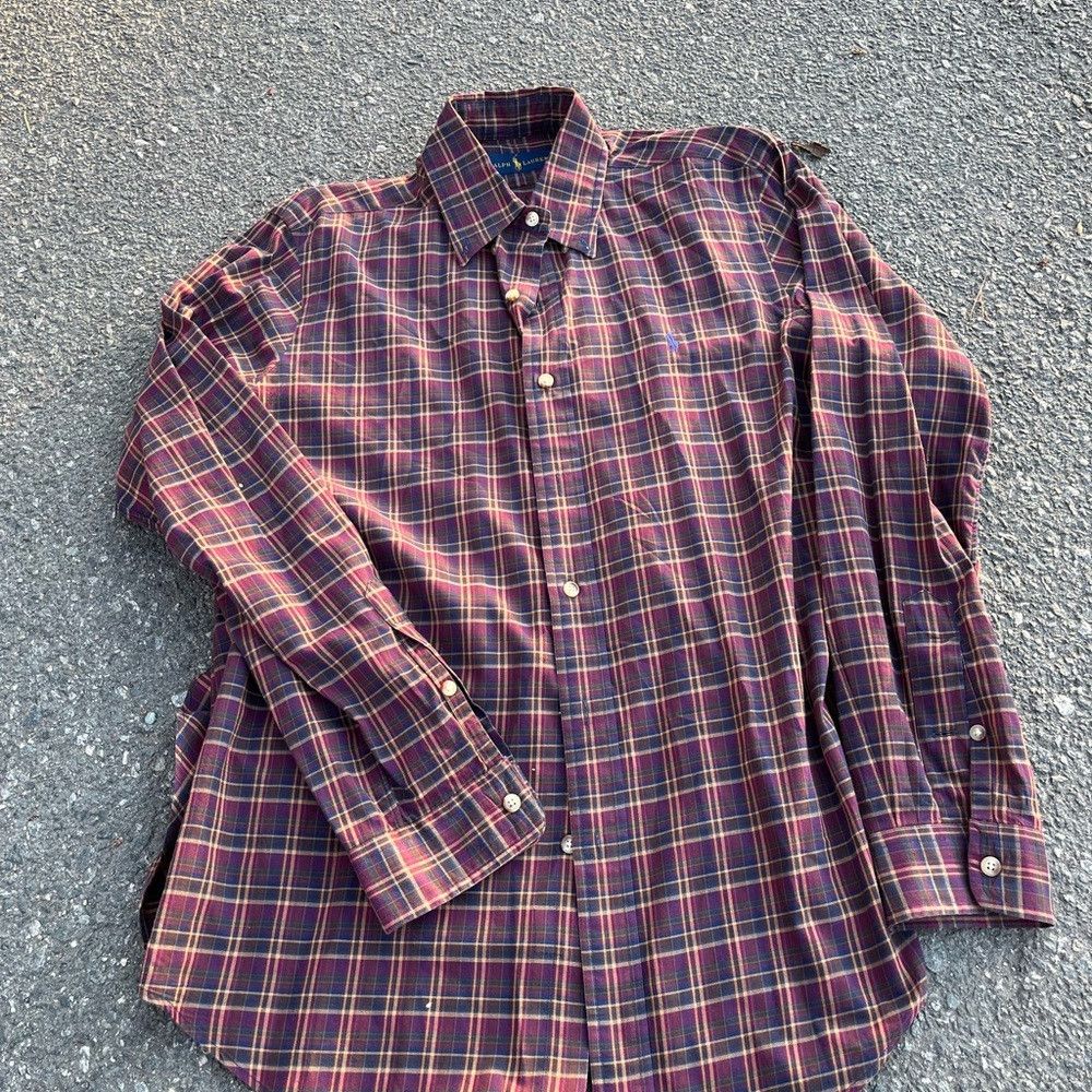 Polo Ralph Lauren Men's Plaid Shirt - Multicolor Size US M / EU 48-50 / 2 - 1 Thumbnail