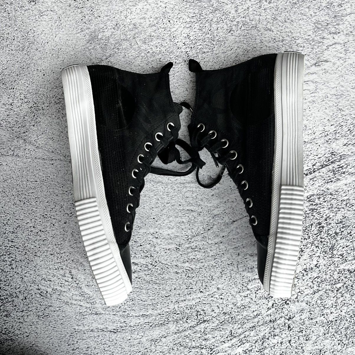 Alexander McQueen McQ Alexander McQueen Black Plimsoll High Top Sneakers Size US 8 / EU 41 - 3 Thumbnail