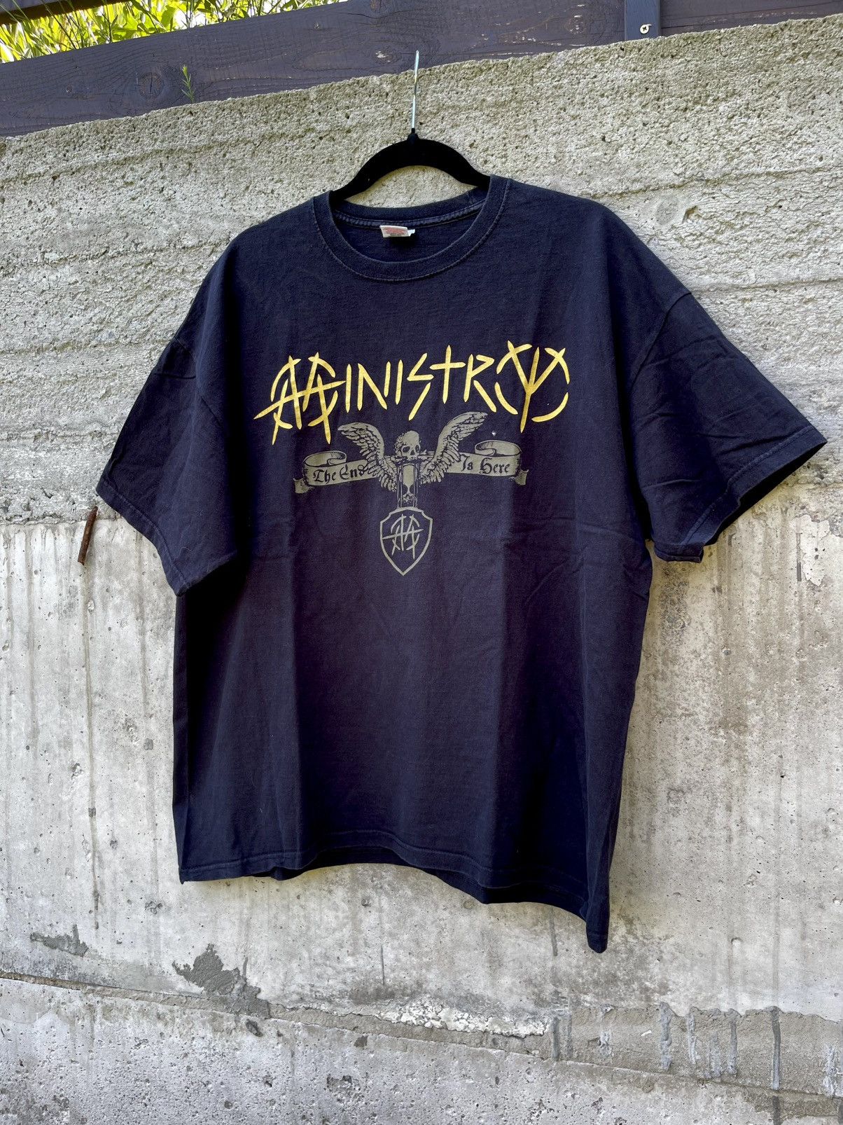 Band Tees 2008 Ministry CH Latour Vintage balck t-shirt Size US XXL / EU 58 / 5 - 2 Thumbnail
