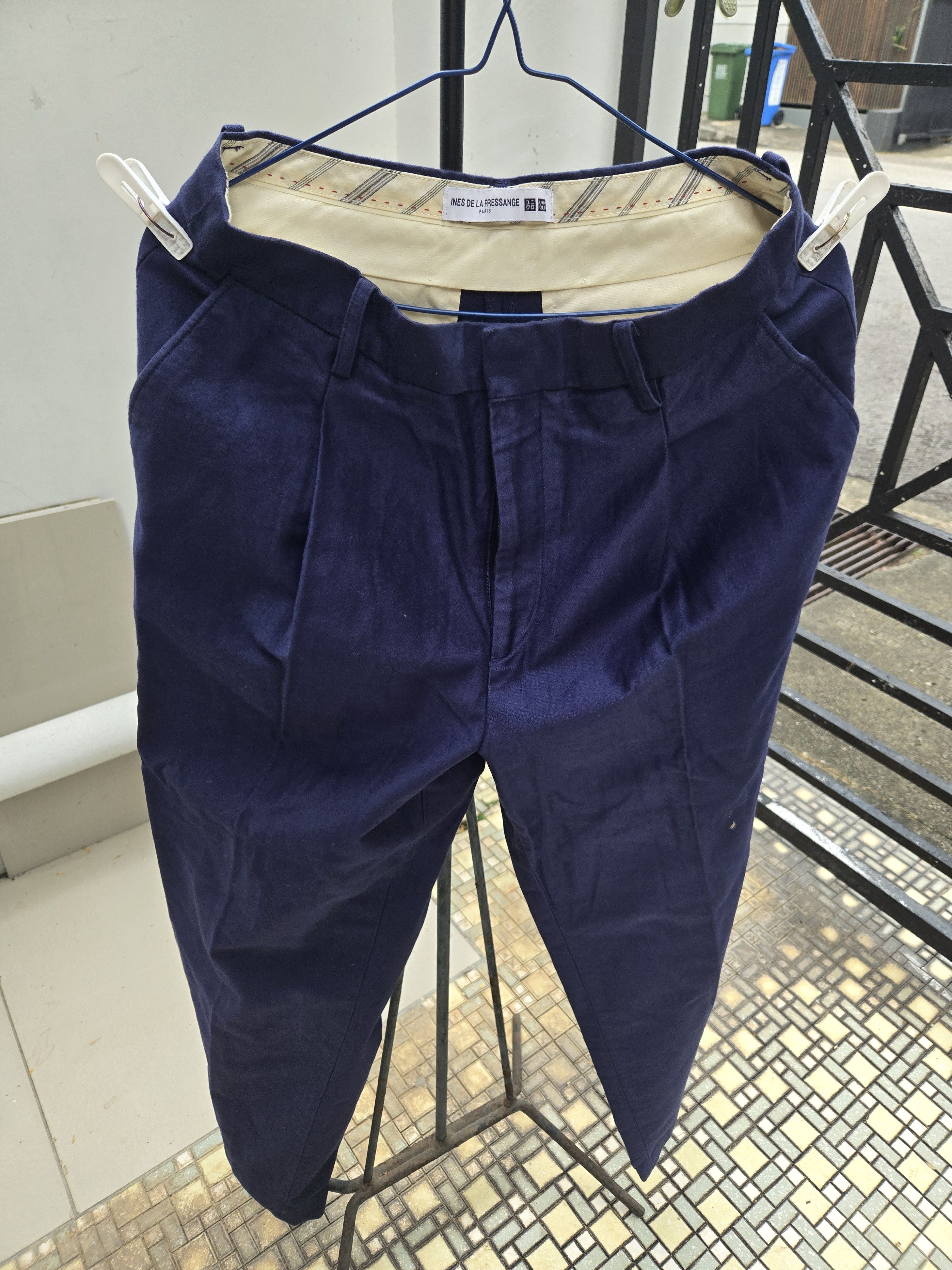 Other Uniqlo x Ines De La Fressange High Waist pleated wide pants Size 30" / US 8 / IT 44 - 2 Thumbnail