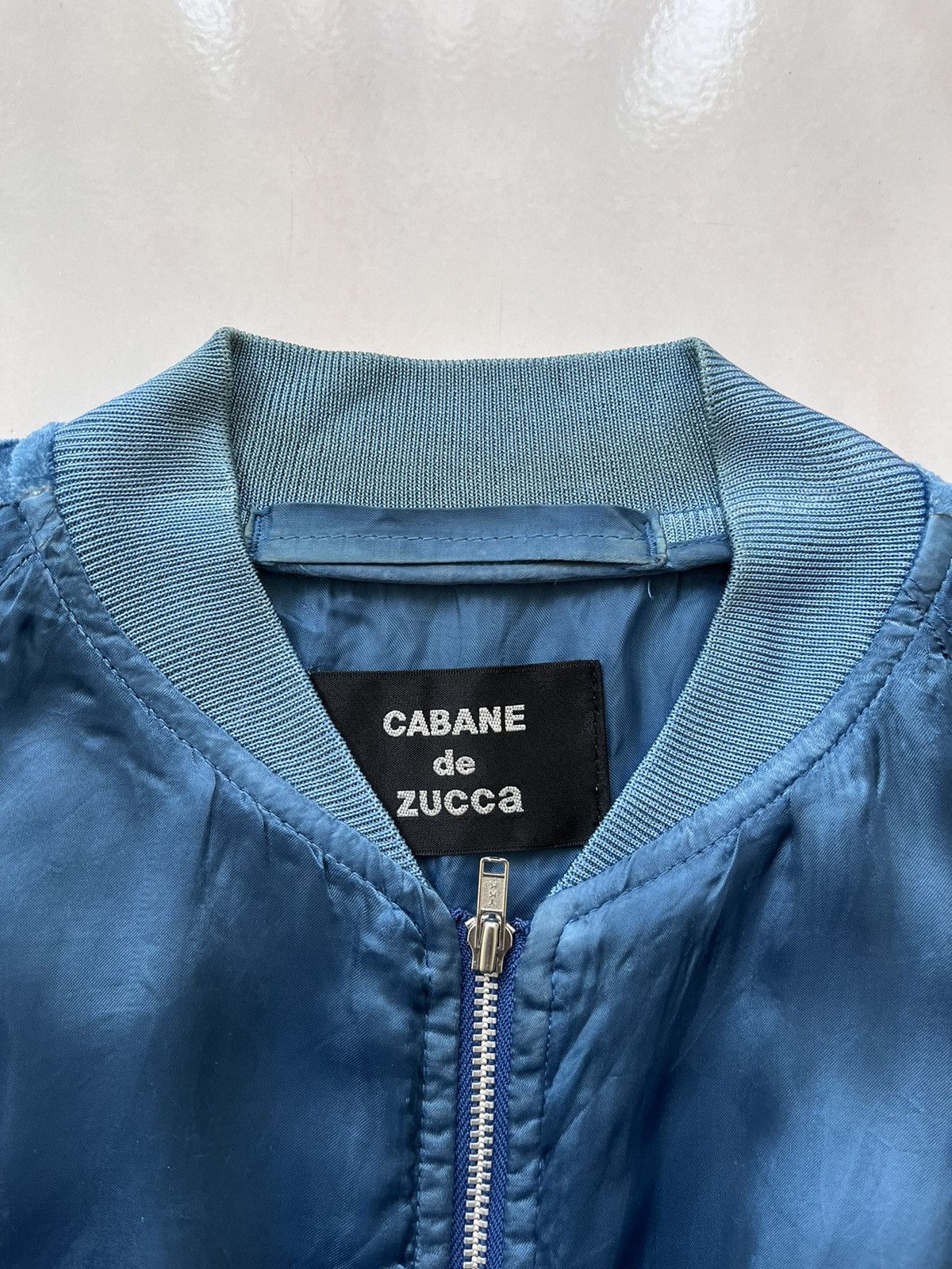 CABANE de ZUCCa Issey Miyake Cabane De Zucca Embroidered Rayon Bomber Jacker Size M / US 6-8 / IT 42-44 - 18 Thumbnail
