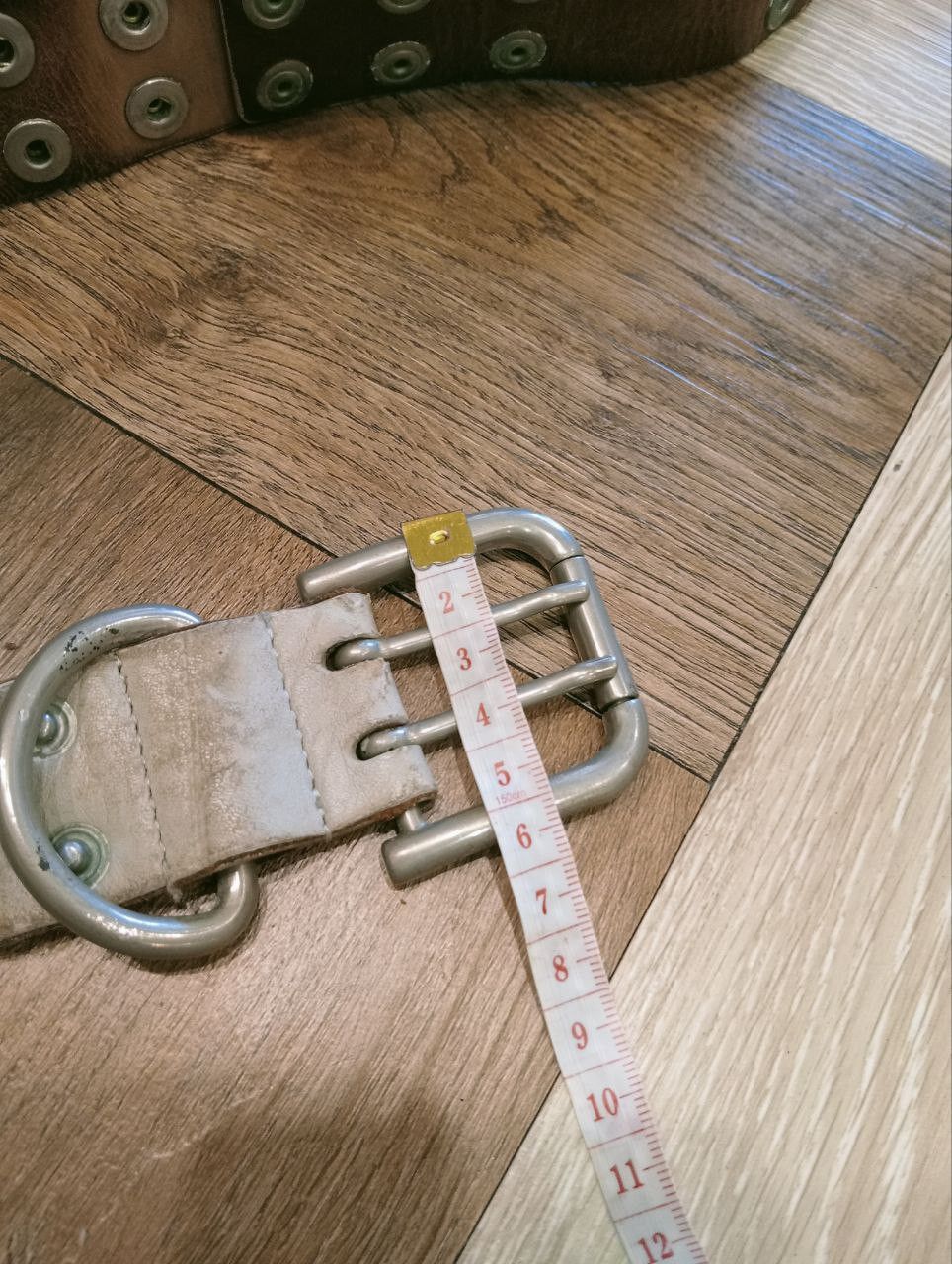 Dolce & Gabbana VINTAGE DOLCE & GABBANA VINTAGE BUTTONS LEATHER BELT Size ONE SIZE - 12 Thumbnail