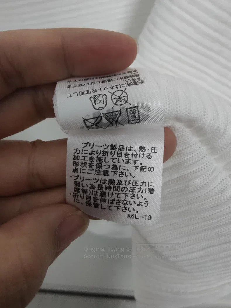 Issey Miyake Issey Miyake size:one size Pure White Tank Top Size XXS / US 00 / IT 34 - 4 Thumbnail