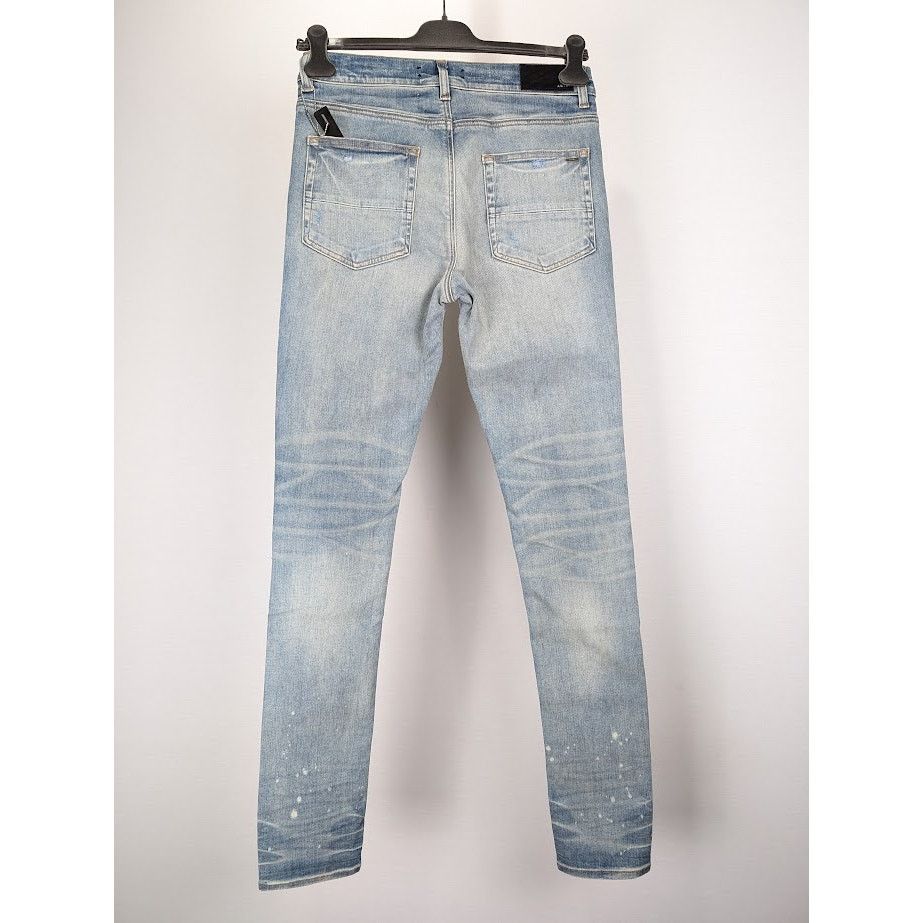 Amiri o1rshd1 Silk PJ Thrasher Jean in Clay Indigo Size US 32 / EU 48 - 12 Thumbnail