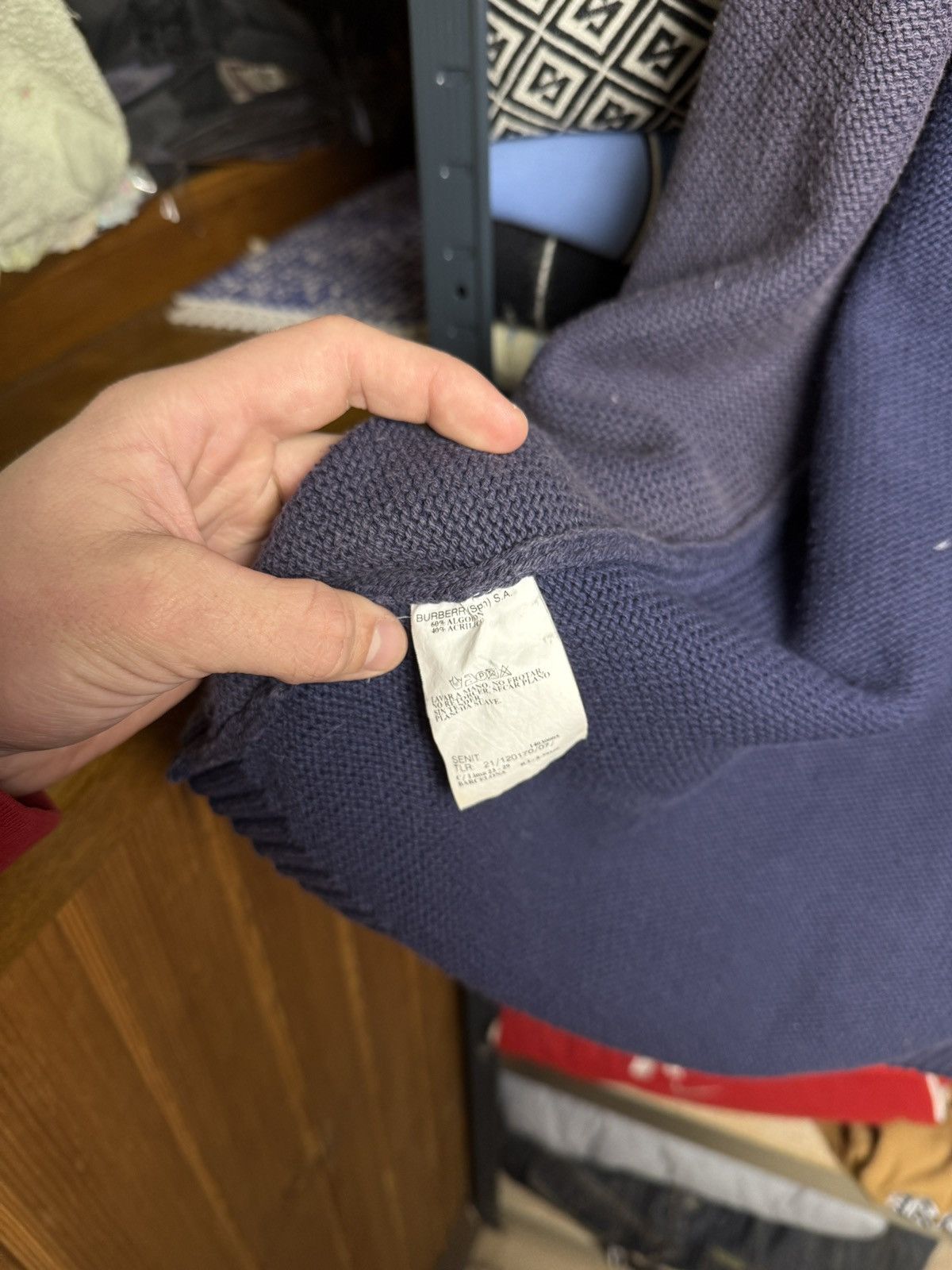 Burberry Vintage Burberry Zipper Sweater Size US XL / EU 56 / 4 - 9 Thumbnail