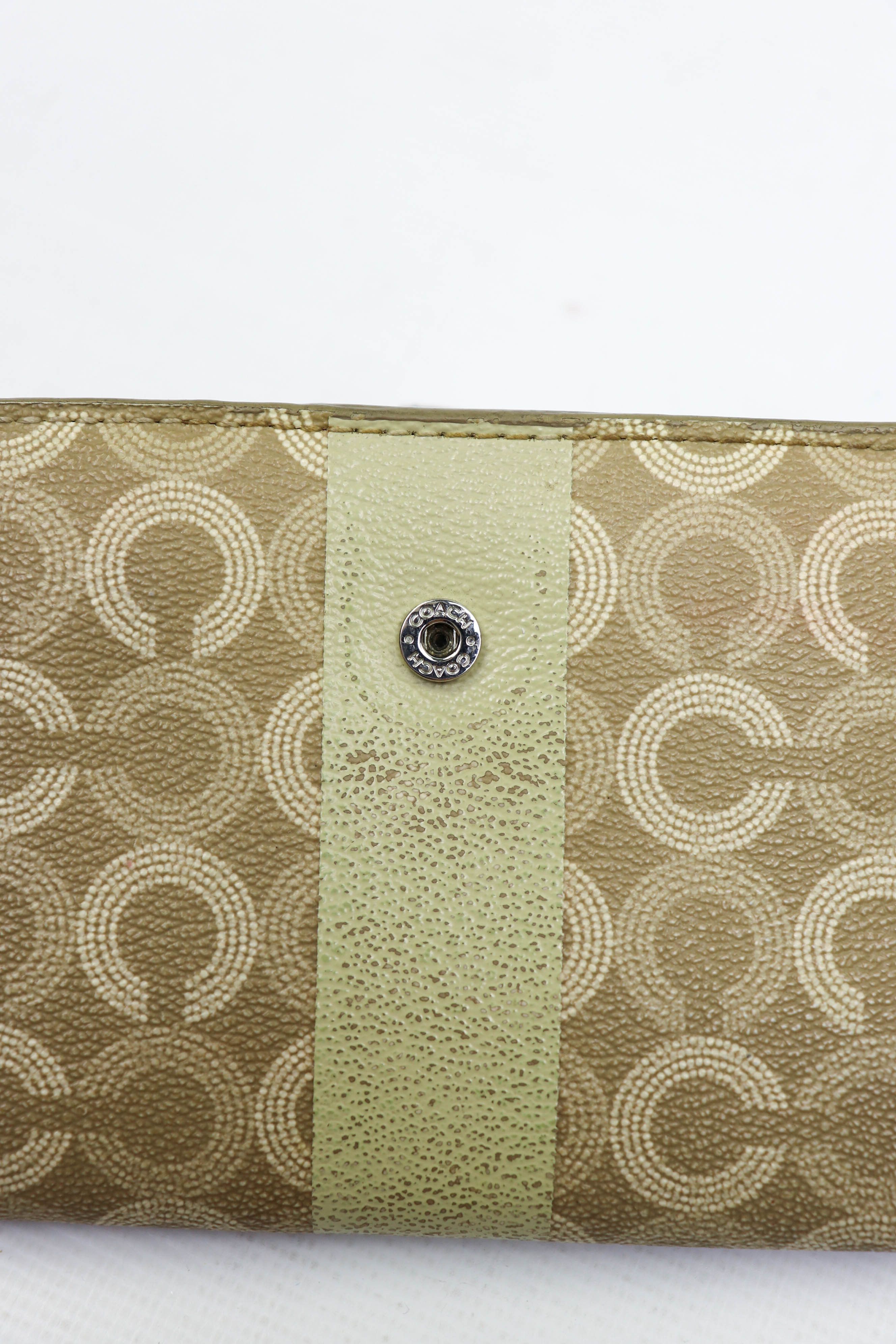 Coach Coach Vintage Beige Monogram Small Wallet Size ONE SIZE - 7 Thumbnail