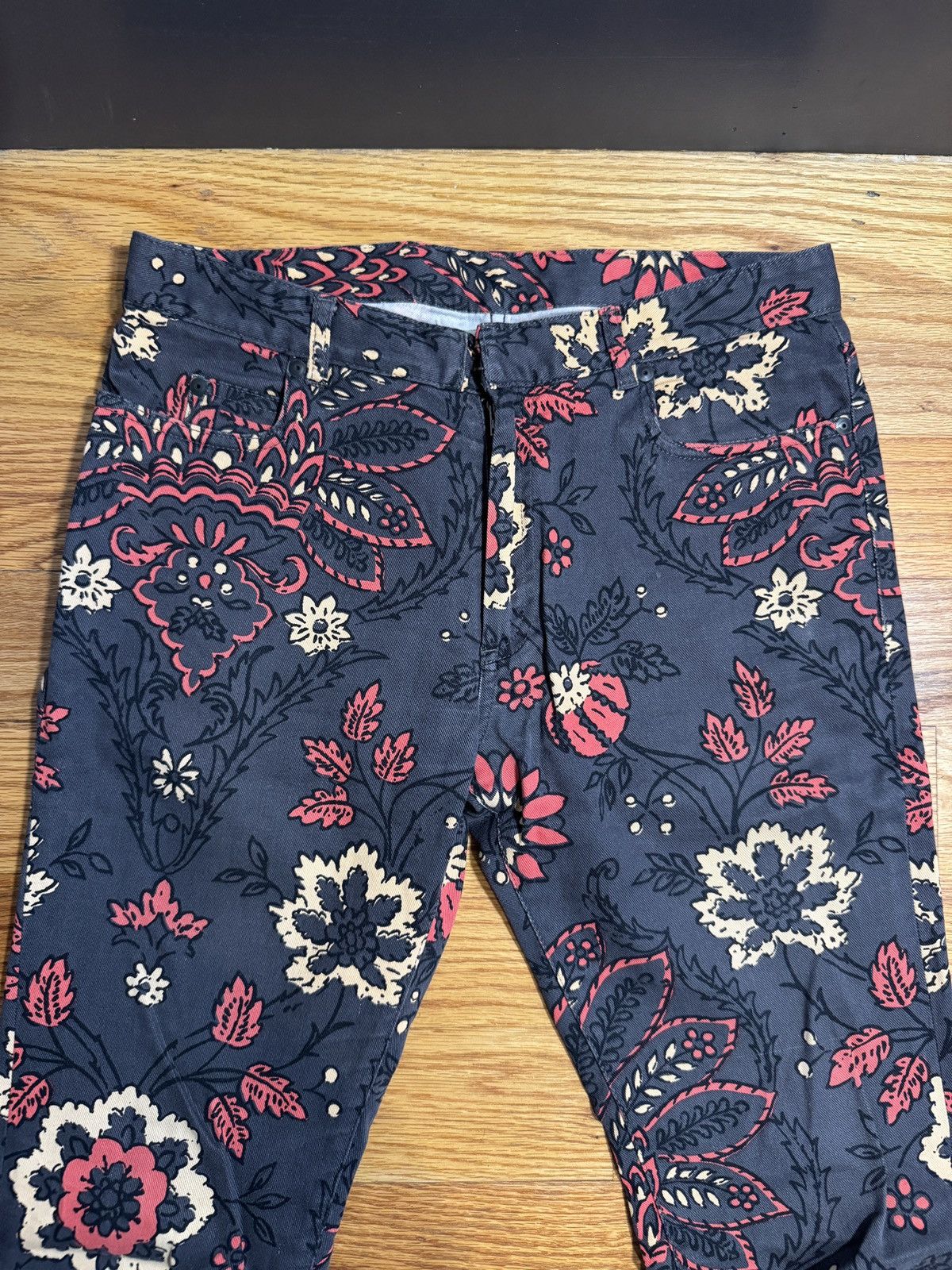 Maison Margiela Margiela Floral Pants Size US 29 - 2 Thumbnail