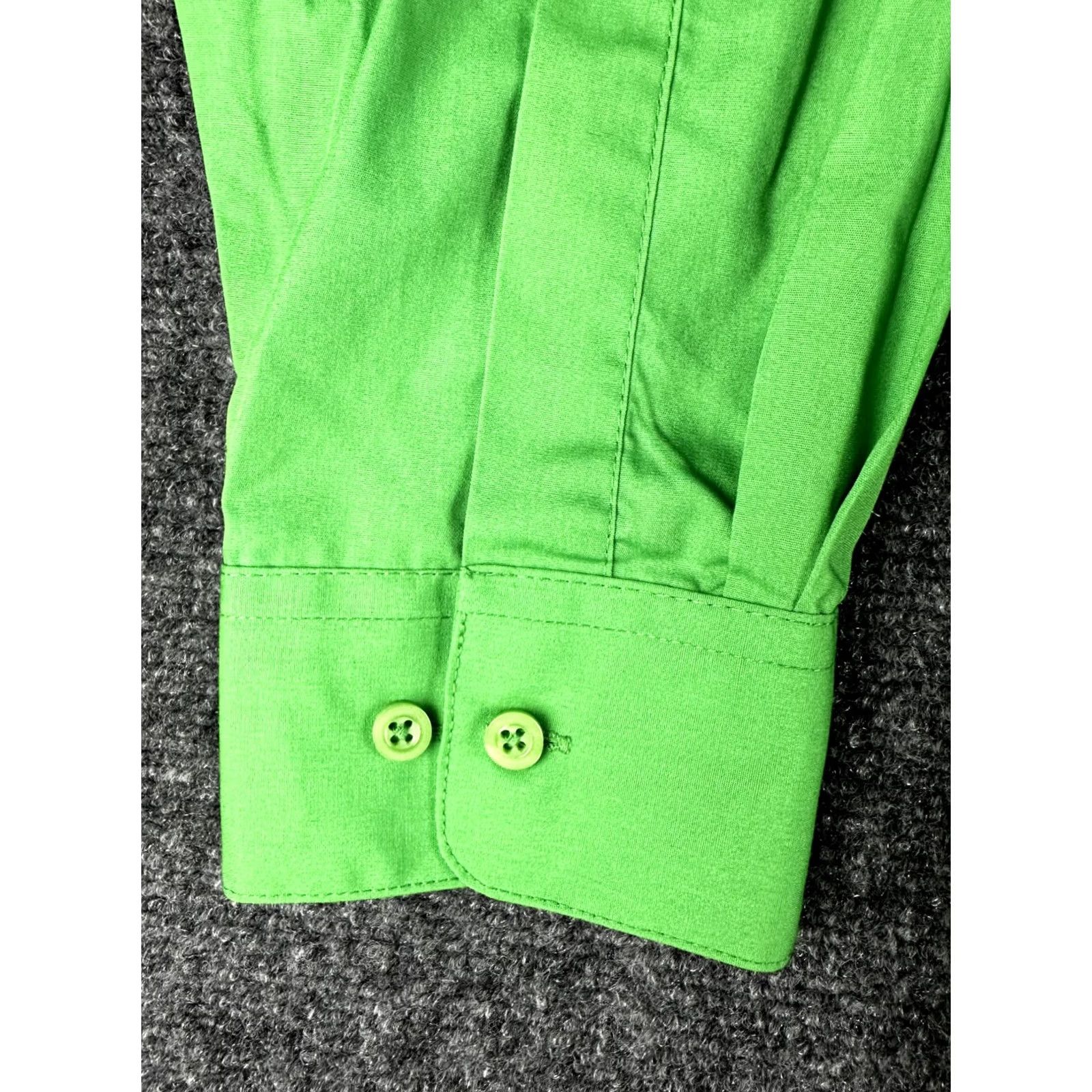 Vintage Gioberti Shirt Mens XL Button Up Classic Fit Green Cotton Blend Pocket NEW Size US XL / EU 56 / 4 - 7 Thumbnail